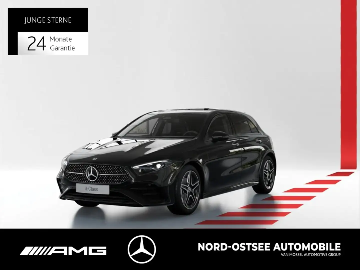 Mercedes-Benz A 180 AMG NIGHT MULTIBEAM PANO KAMERA AMBIENTE Schwarz - 1