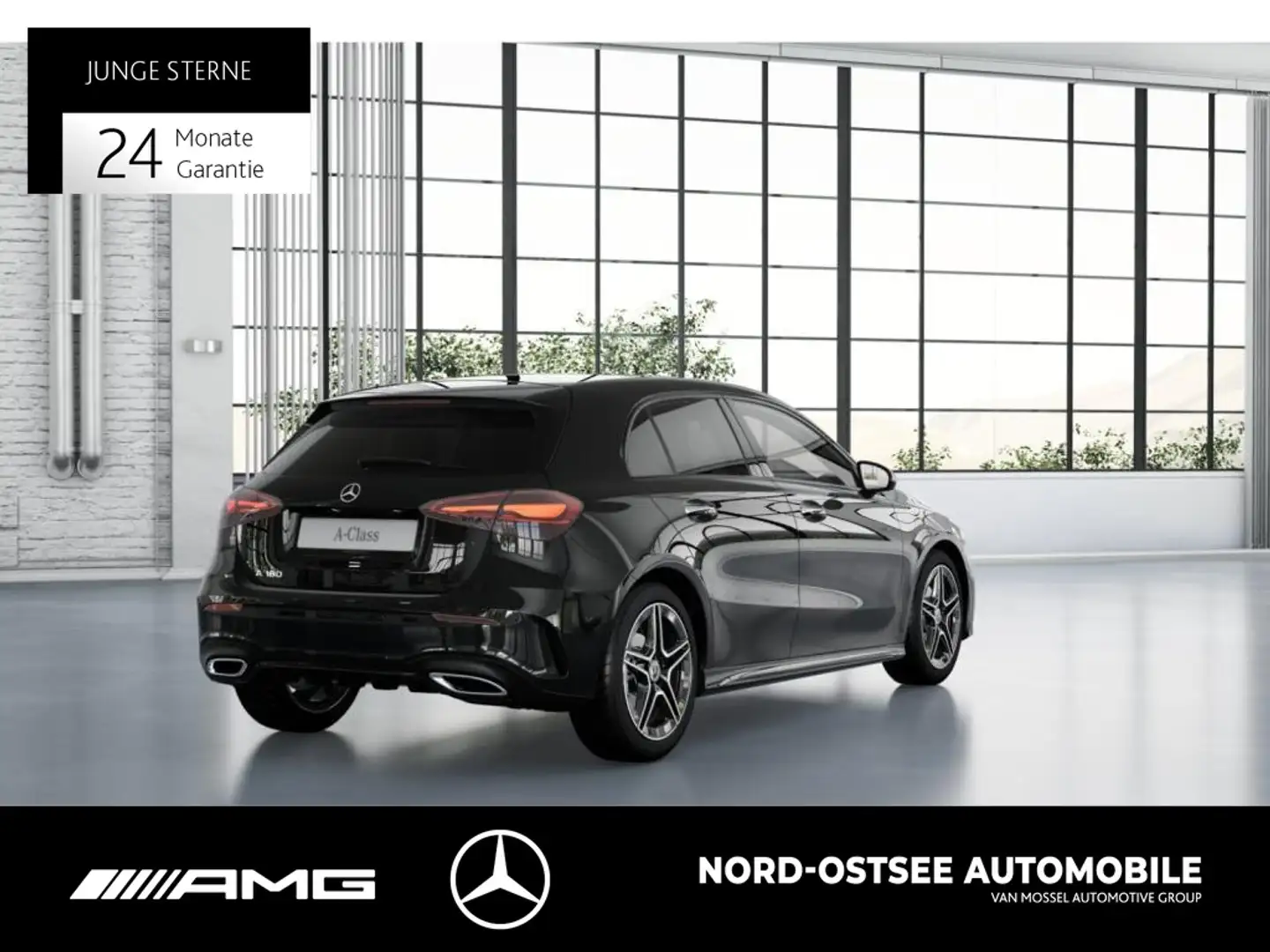 Mercedes-Benz A 180 AMG NIGHT MULTIBEAM PANO KAMERA AMBIENTE Schwarz - 2