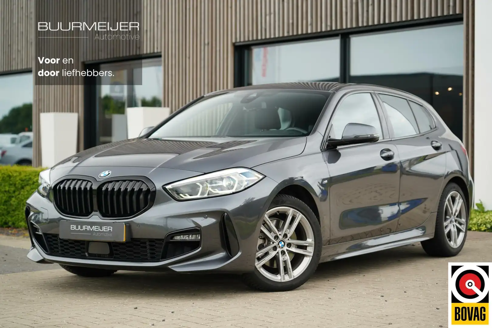 BMW 116 1-serie 116i High Executive M | Dealer onderhouden Grijs - 1