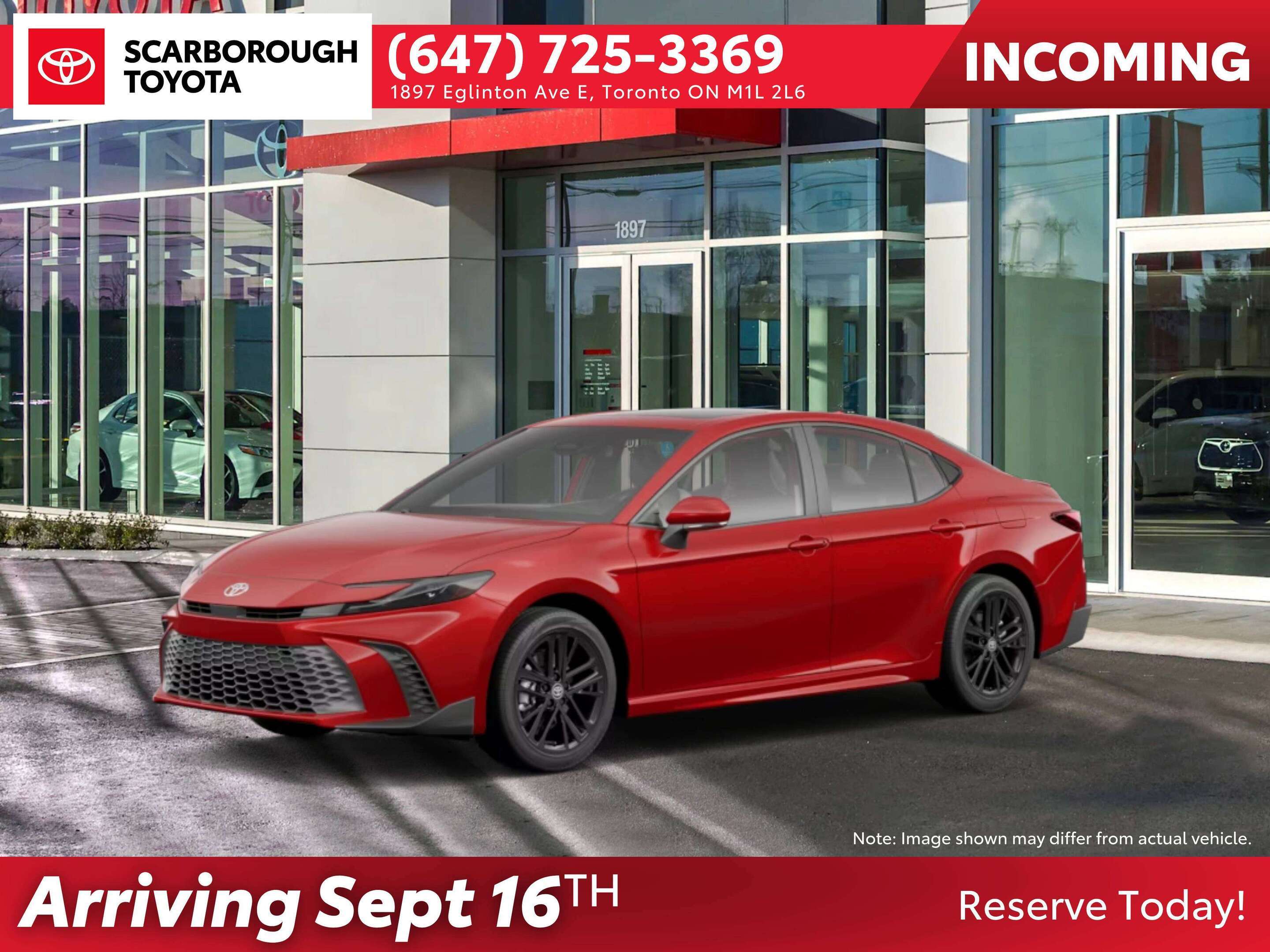 Red 2026 Toyota Camry Sedan Automatic
