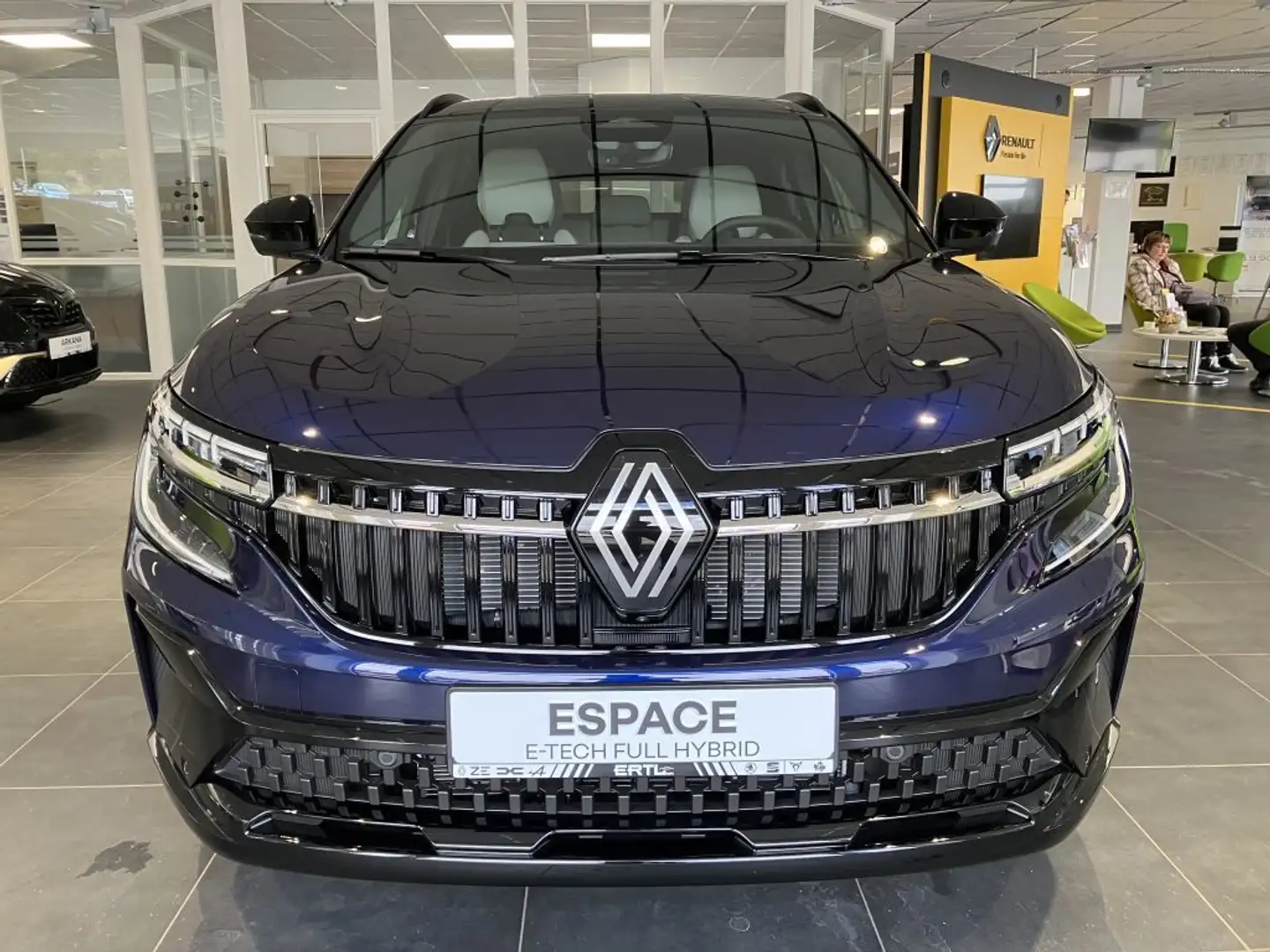 Renault Espace VI 1.2 E-TECH Hybrid 200 Iconic 7sz Bleu - 2