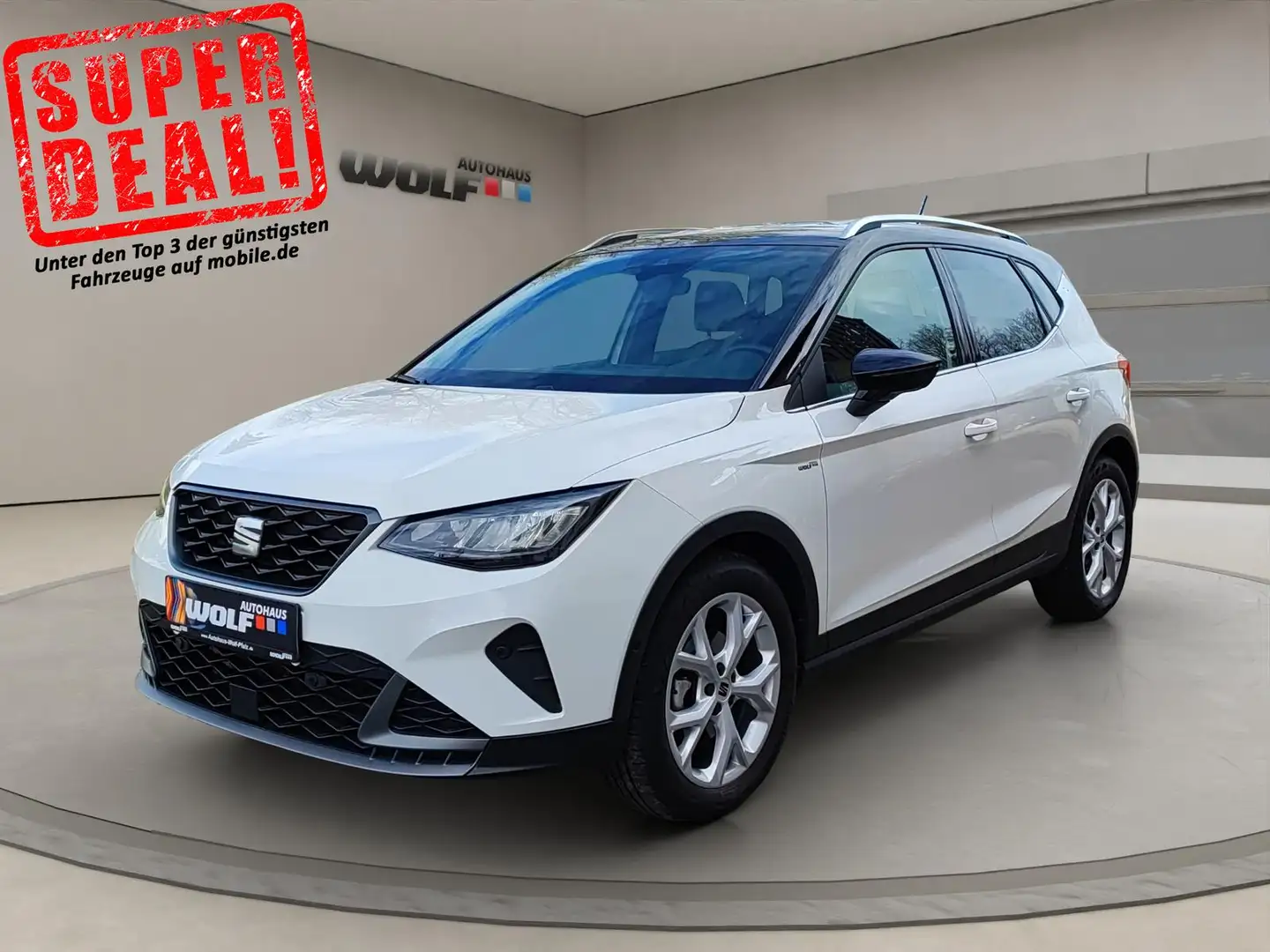 SEAT Arona 1.0 TSI FR ACC~Light Assist~BlindSpot~KESSY~VZE~Vi Weiß - 2