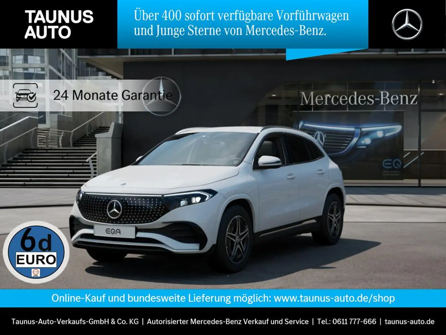 Mercedes-Benz EQA 300 4M AMG-LINE ADVANCED MEMORY WINTER LED Weiß - 1