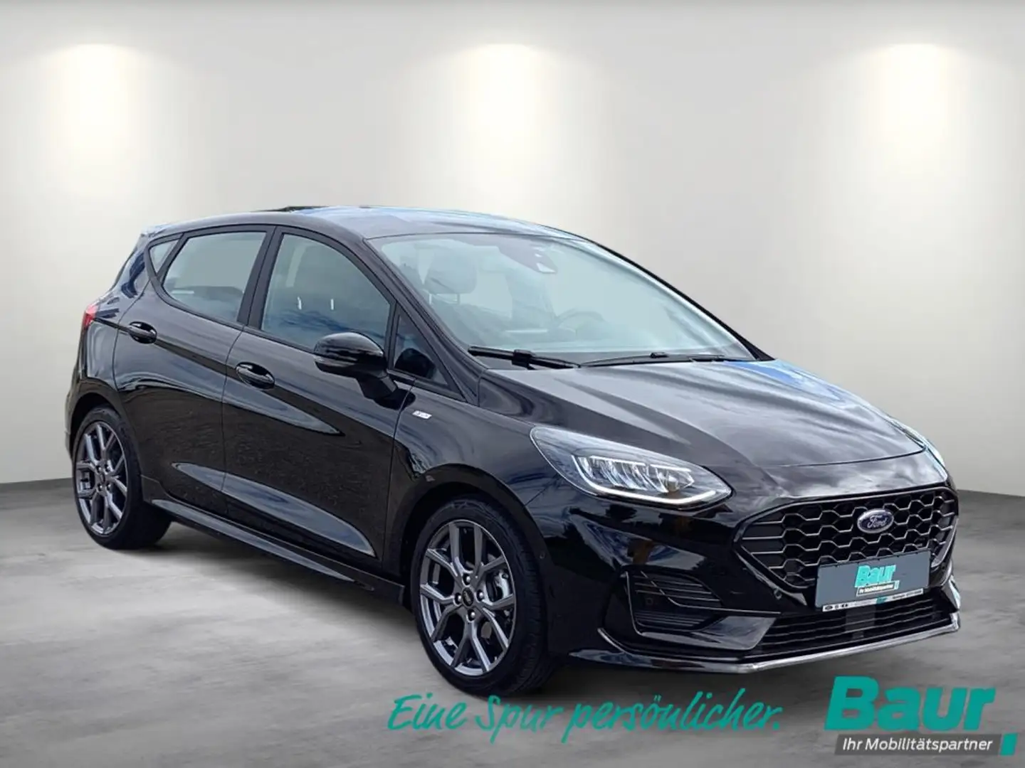 Ford Fiesta 1.0 EcoBoost Hybrid S&S ST-LINE NAVI LED Winter Schwarz - 2