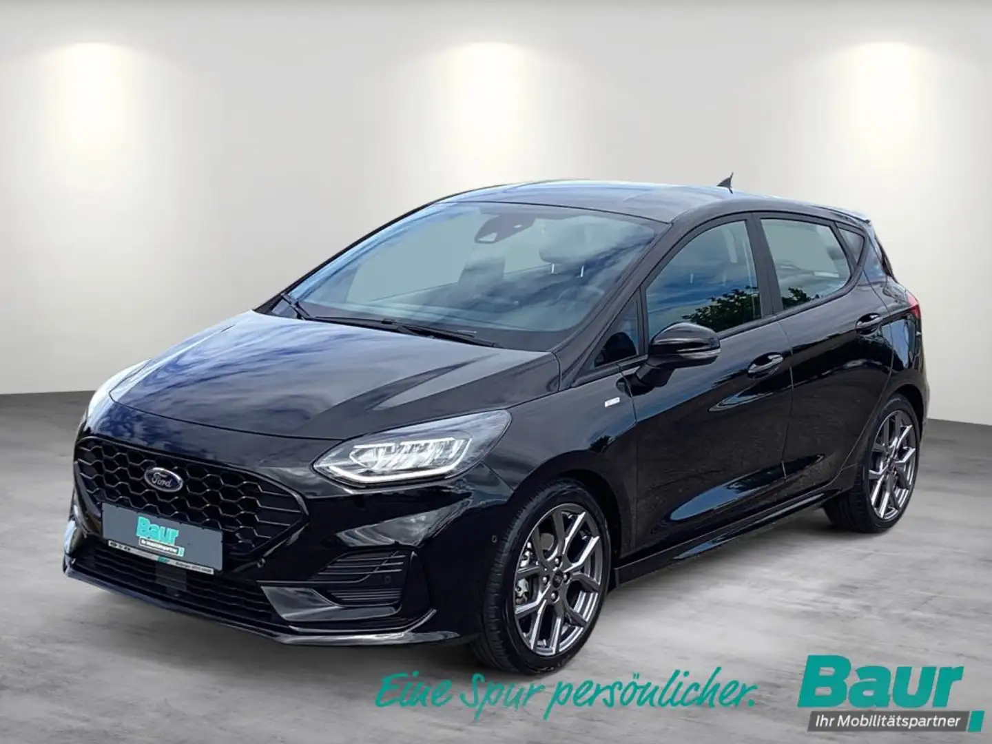 Ford Fiesta 1.0 EcoBoost Hybrid S&S ST-LINE NAVI LED Winter Schwarz - 1