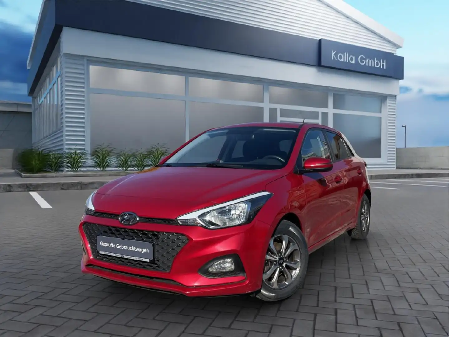 Hyundai i20 Classic 1. HAND, KLIMAANLAGE Rot - 1