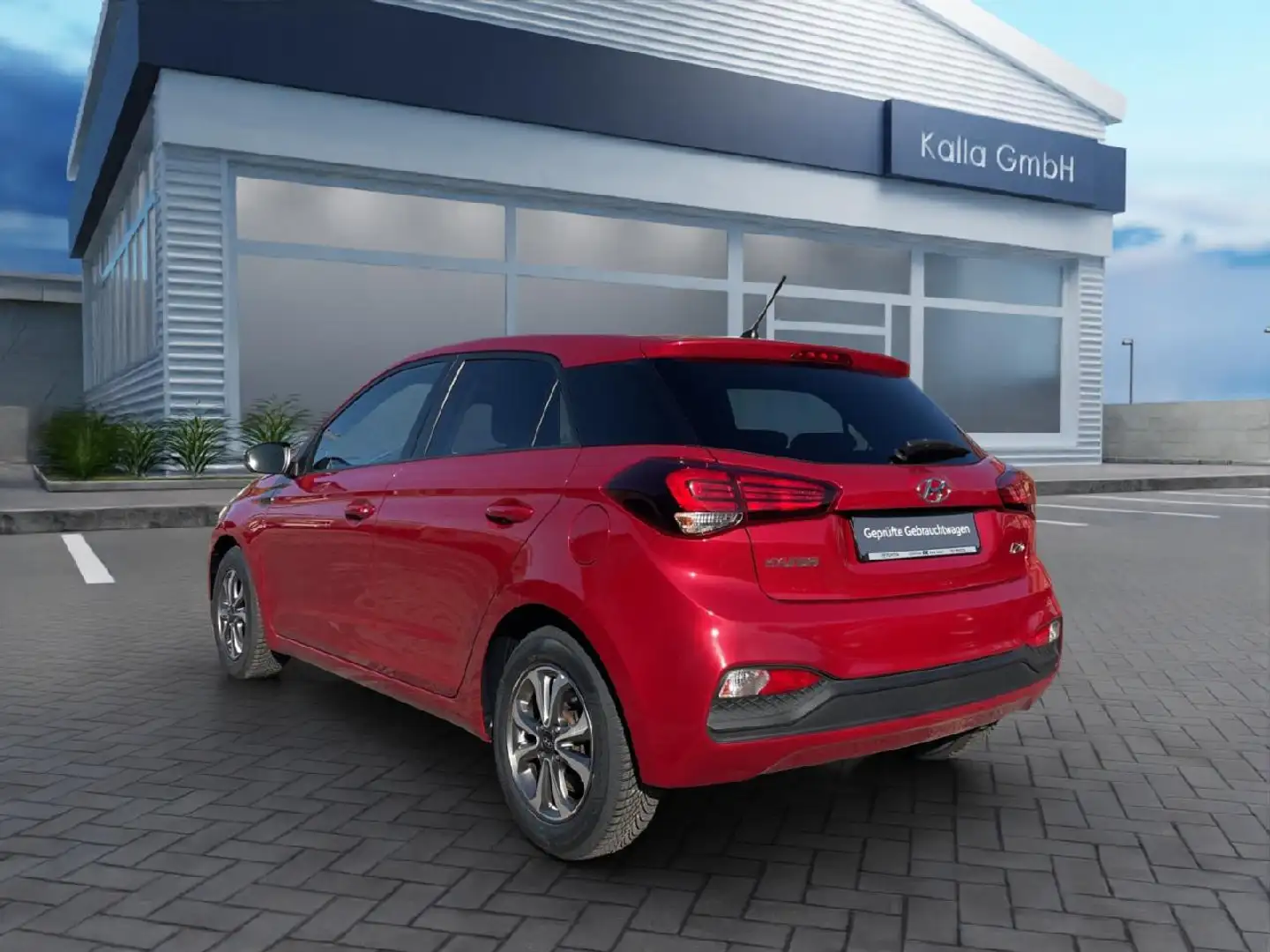 Hyundai i20 Classic 1. HAND, KLIMAANLAGE Rot - 2