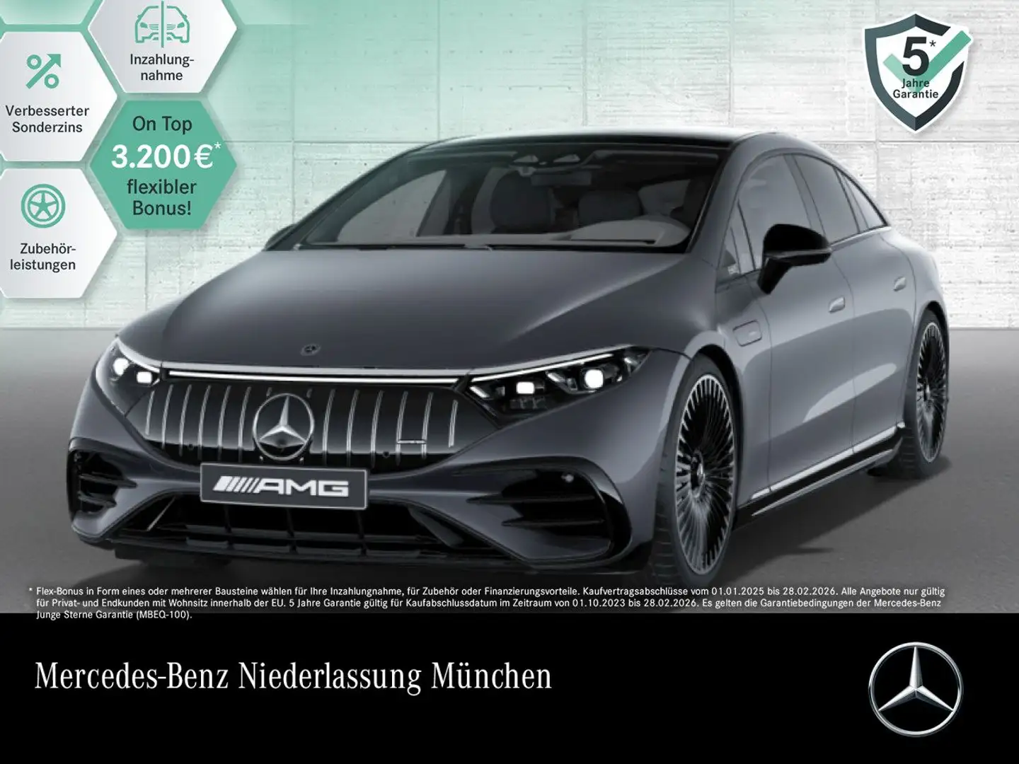 Mercedes-Benz EQS 53 AMG 4M Keramik Burmester 3D Driversp 360° Gris - 1