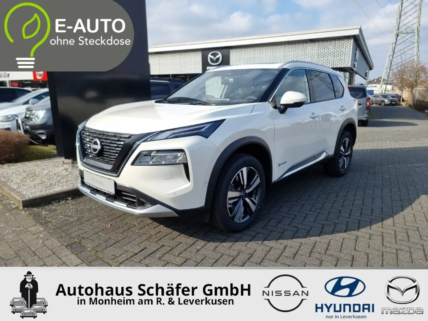 Nissan X-Trail TEKNA 1.5 VC-T e-POWER Pano HUD 360 Kamera Navi Le Weiß - 1