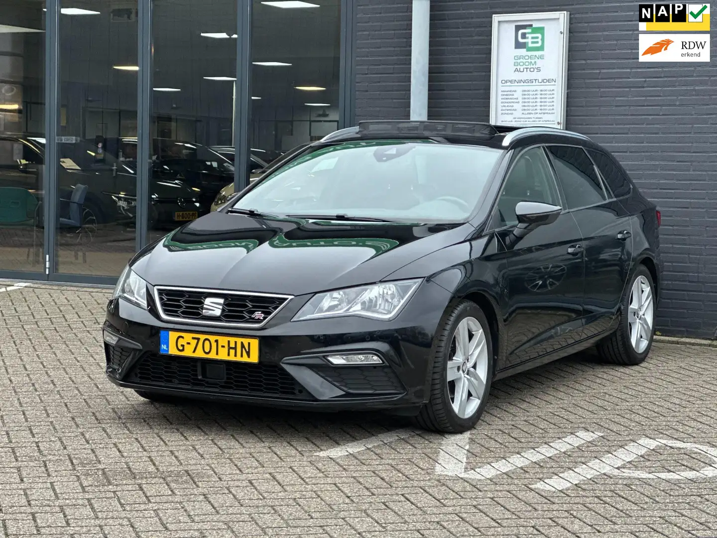 SEAT Leon ST 1.5 TSI FR Business Intense/PANO-DAK/APP-CONNEC Schwarz - 1