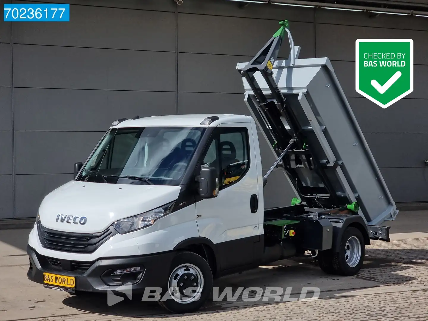 Iveco Daily 35C16 3.0L 2024 Haakarm PTO Airco Cruise Kipper Ho Wit - 1
