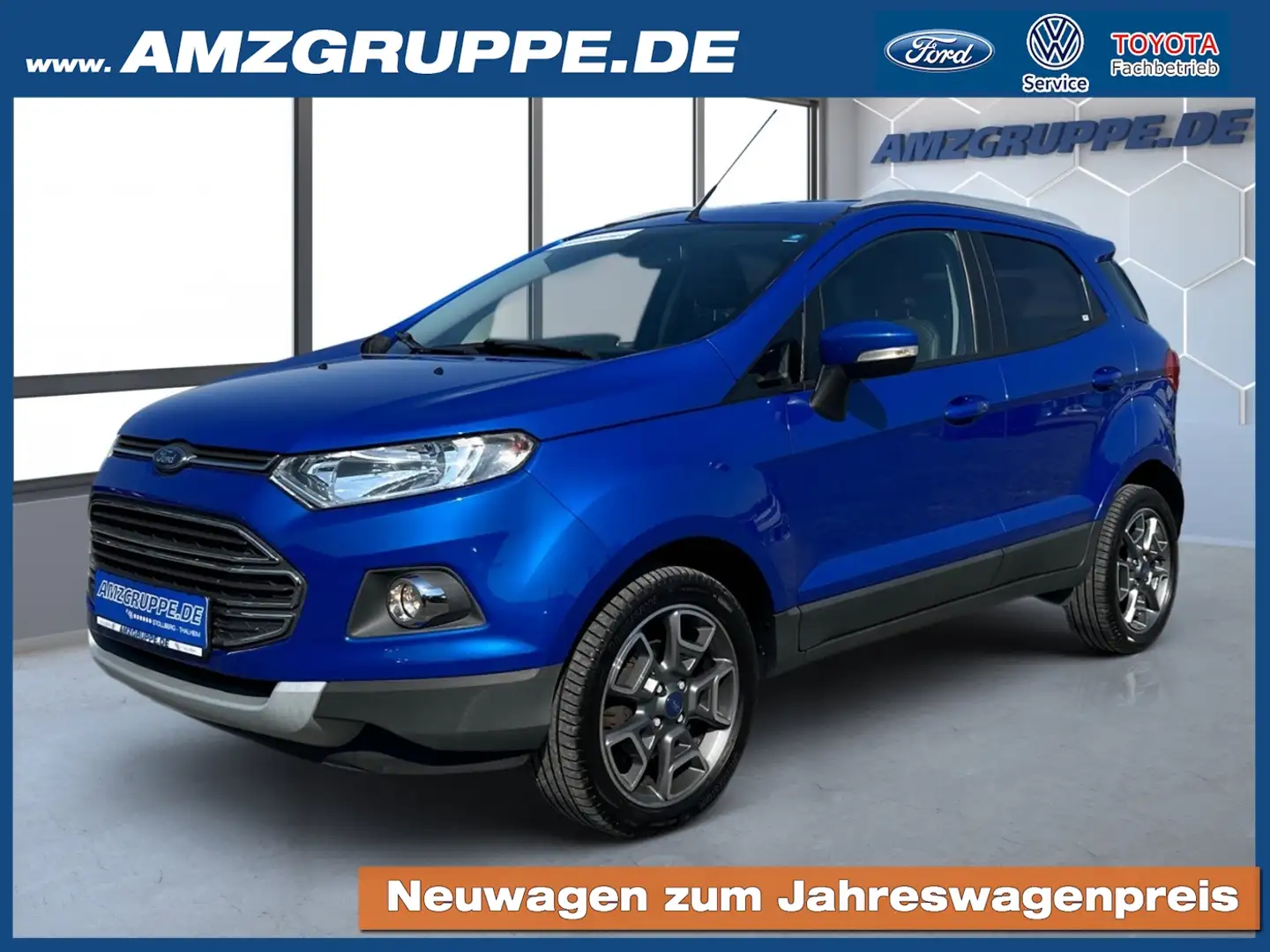 Ford EcoSport 1.0 EB Titanium PDC+Tempomat+Winterpak Blau - 1