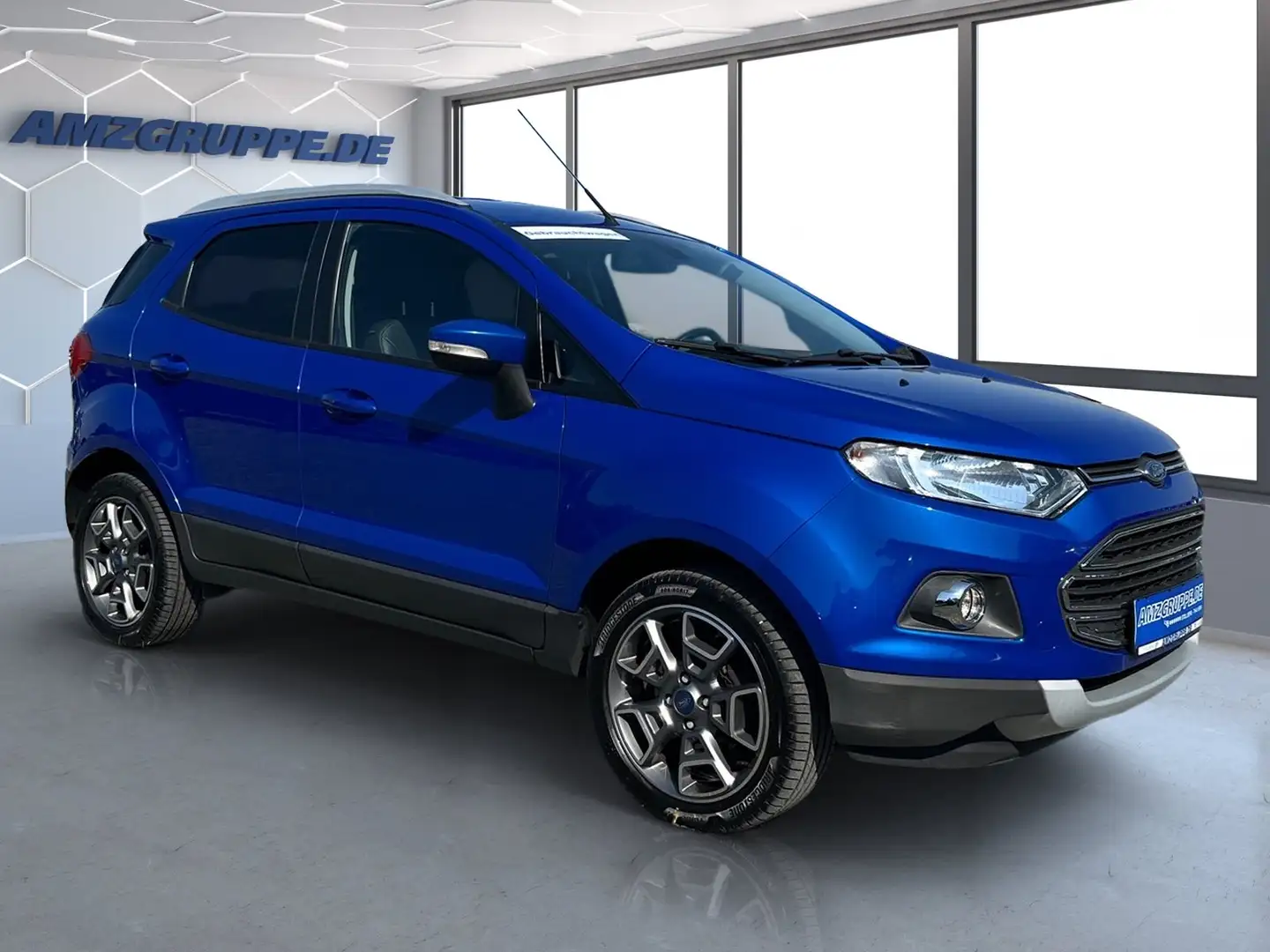 Ford EcoSport 1.0 EB Titanium PDC+Tempomat+Winterpak Blauw - 2