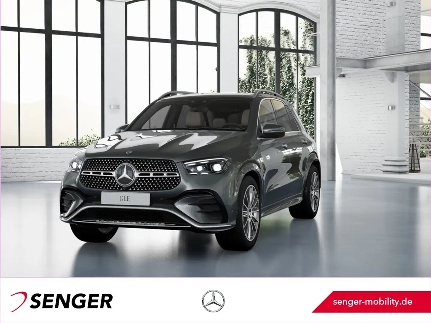 Mercedes-Benz GLE 350 de 4M AMG Panorama Airmatic Head-Up AHK Grigio - 1
