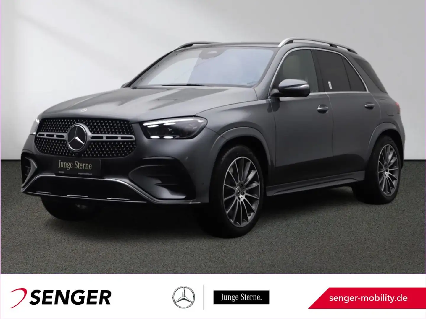 Mercedes-Benz GLE 350 de 4M AMG Panorama Airmatic Head-Up AHK Gris - 1