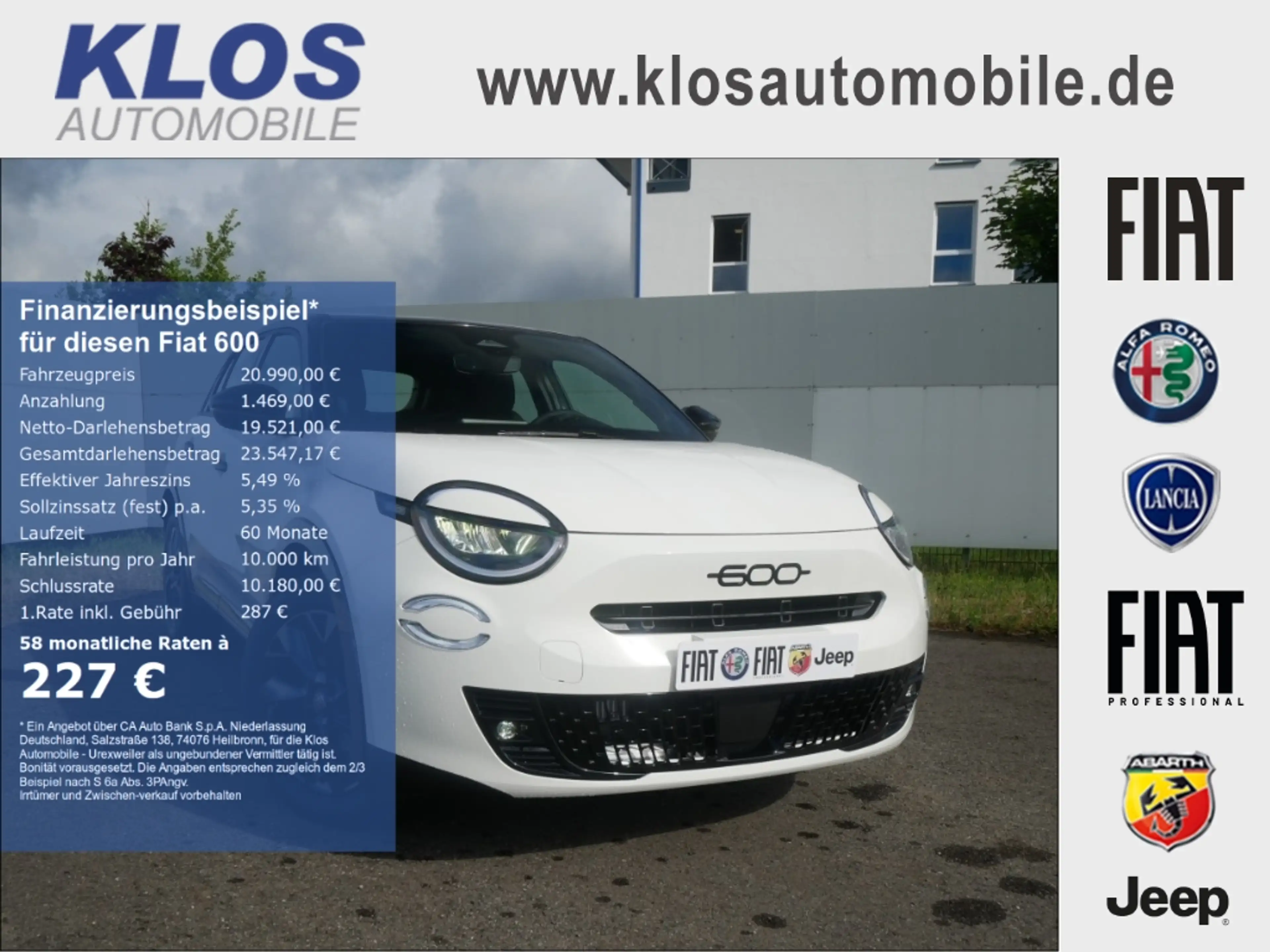 Fiat 600 STREET 1.2 TURBO 100 PS MT6 APPLE CARPLAY SHZ