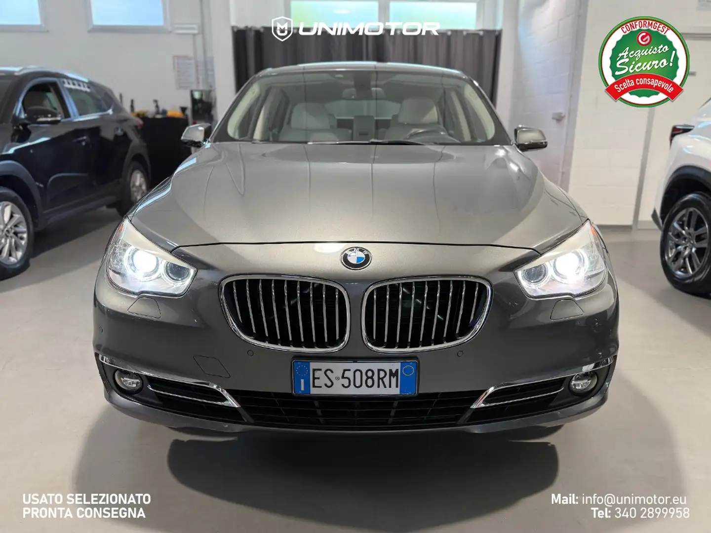 BMW 520 d Gran Turismo GT Luxury 184cv Auto - Euro 6 Gris - 2