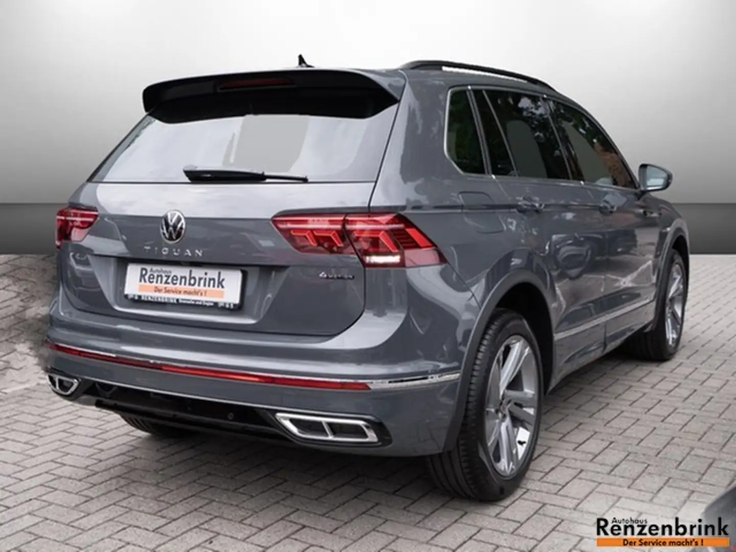 Volkswagen Tiguan R-Line TDI DSG 4M. 360° AHK Standhzg. el.Heckkl... Grau - 2