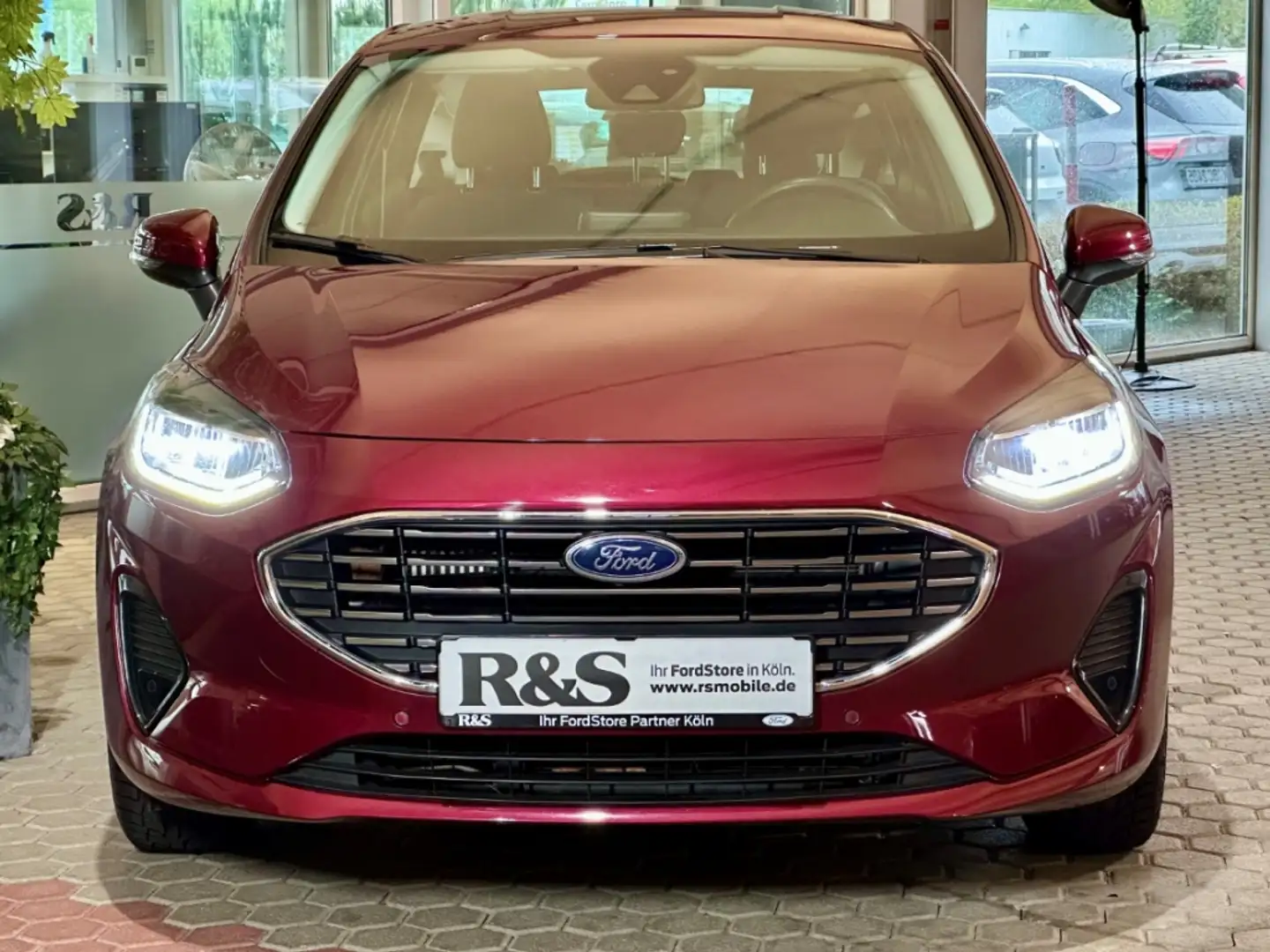 Ford Fiesta Titanium+Navi+Rückfahrkamera+Tempomat Rot - 2