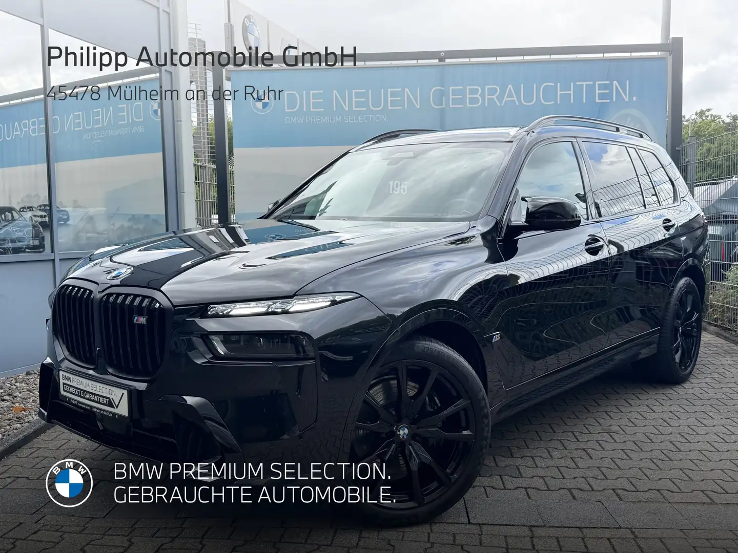 BMW X7 M 60i xDrive M Sport Pro AHK StHzg Autobahnas Nero - 2