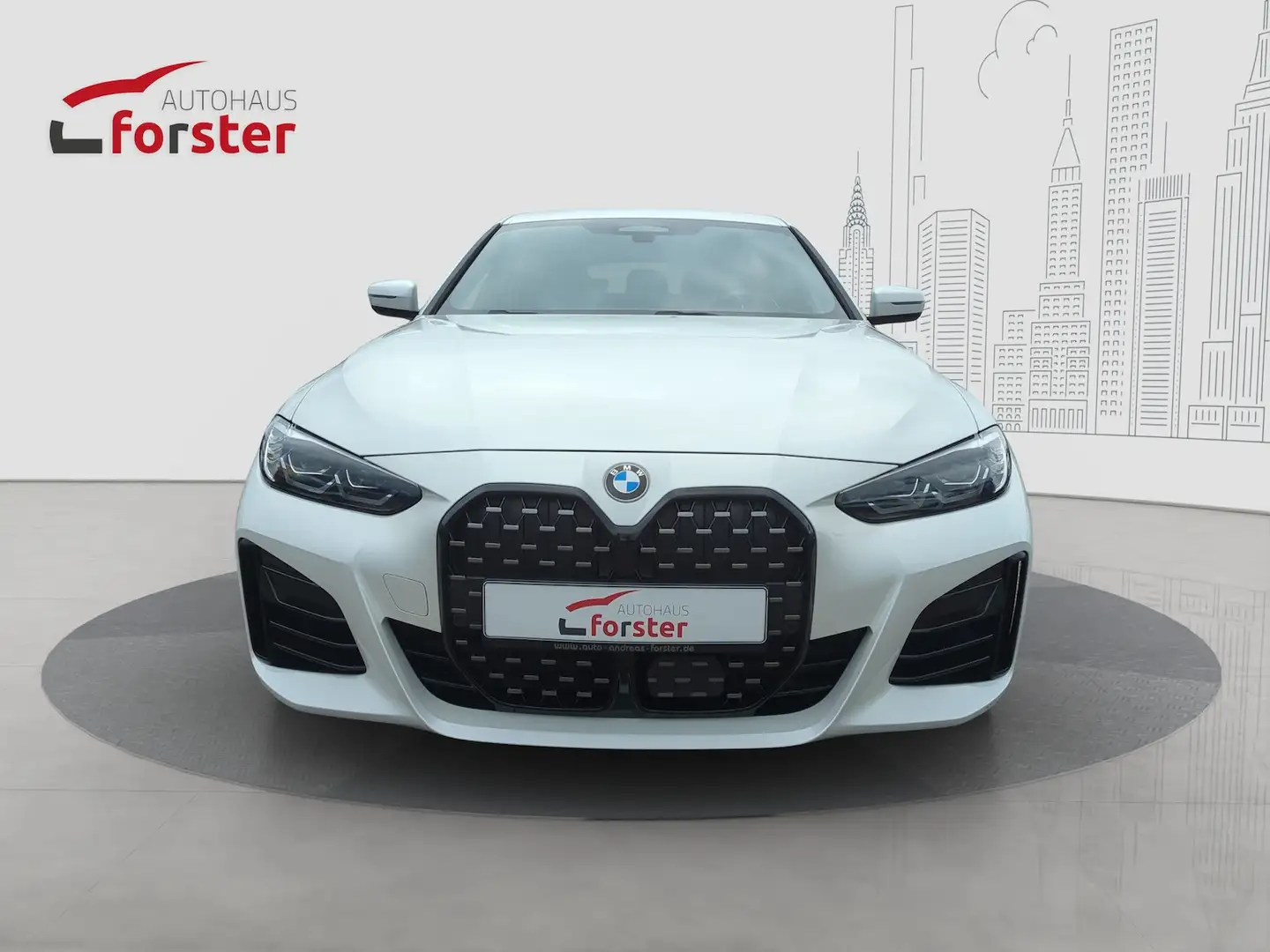 BMW 420 d xDrive M Sport ACC AHK HIFI Weiß - 2