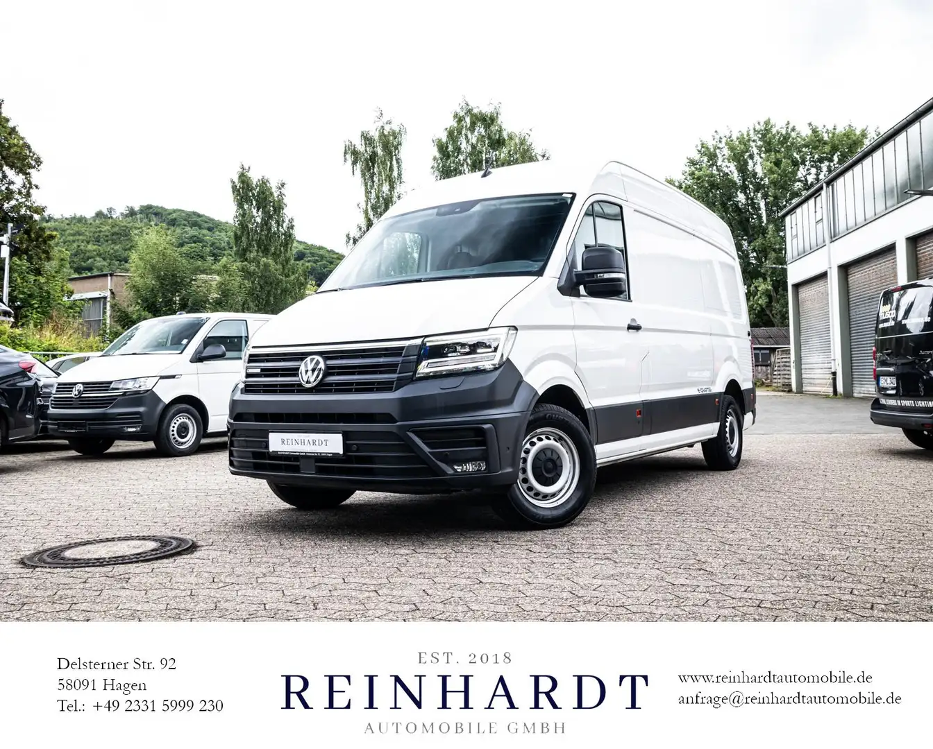 Volkswagen Crafter eCRAFTER KASTEN FWD LED/NAV/DAB+/TEMPOMAT/KAMERA Alb - 1