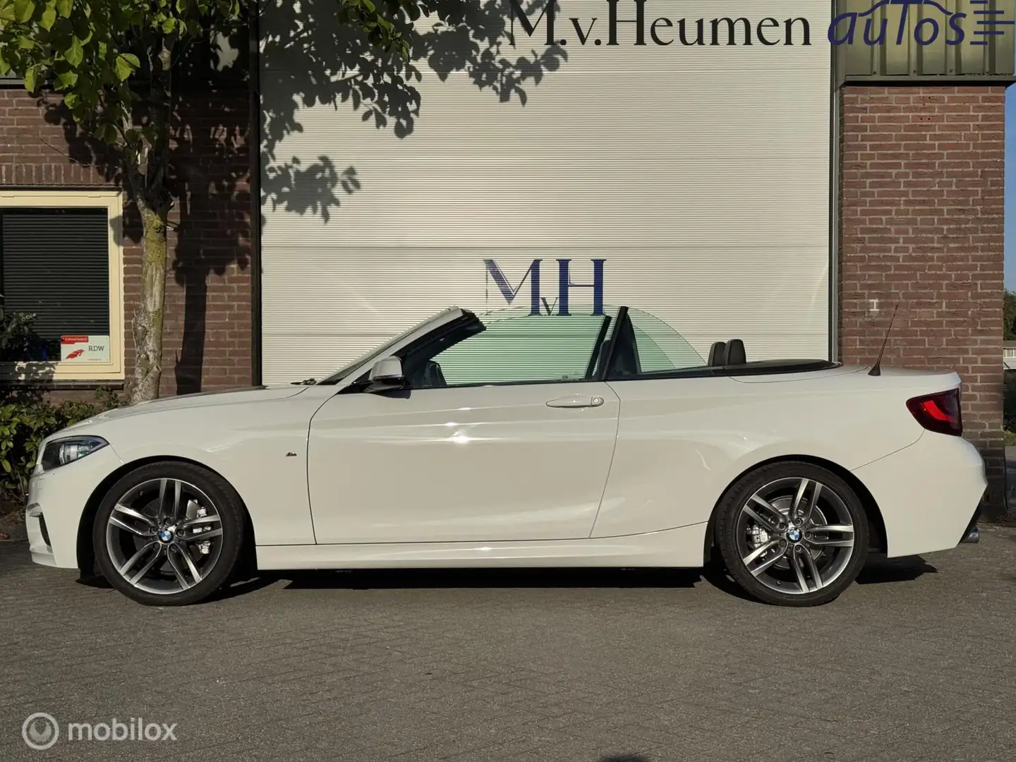 BMW 228 2-serie Cabrio 228i 245PK M-Sport HK Memory ORG. N Weiß - 2
