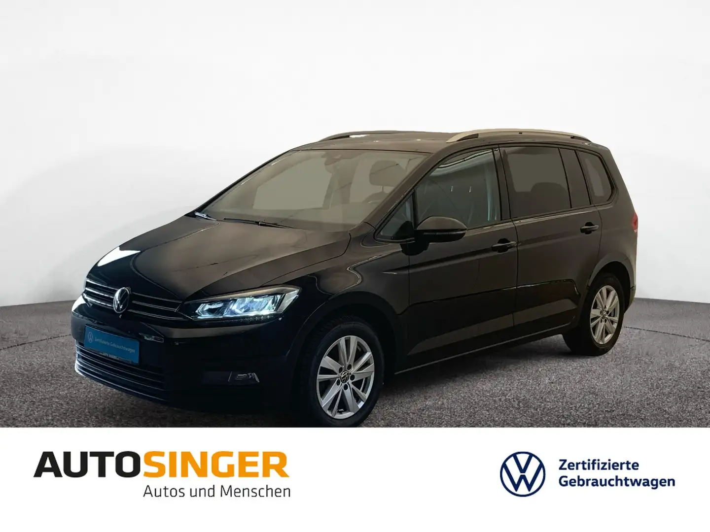 Volkswagen Touran Comfortline 1.5 TSI DSG 7S *AHK*LED*ACC* Negro - 1