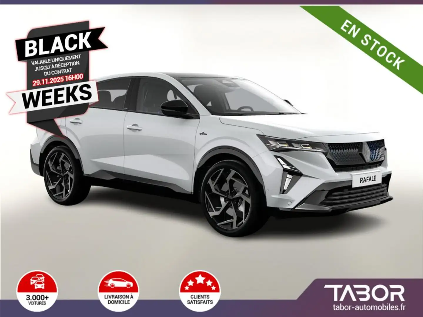 Renault Rafale PHEV 300 Atelier Alpine pano H/K Blanc - 1