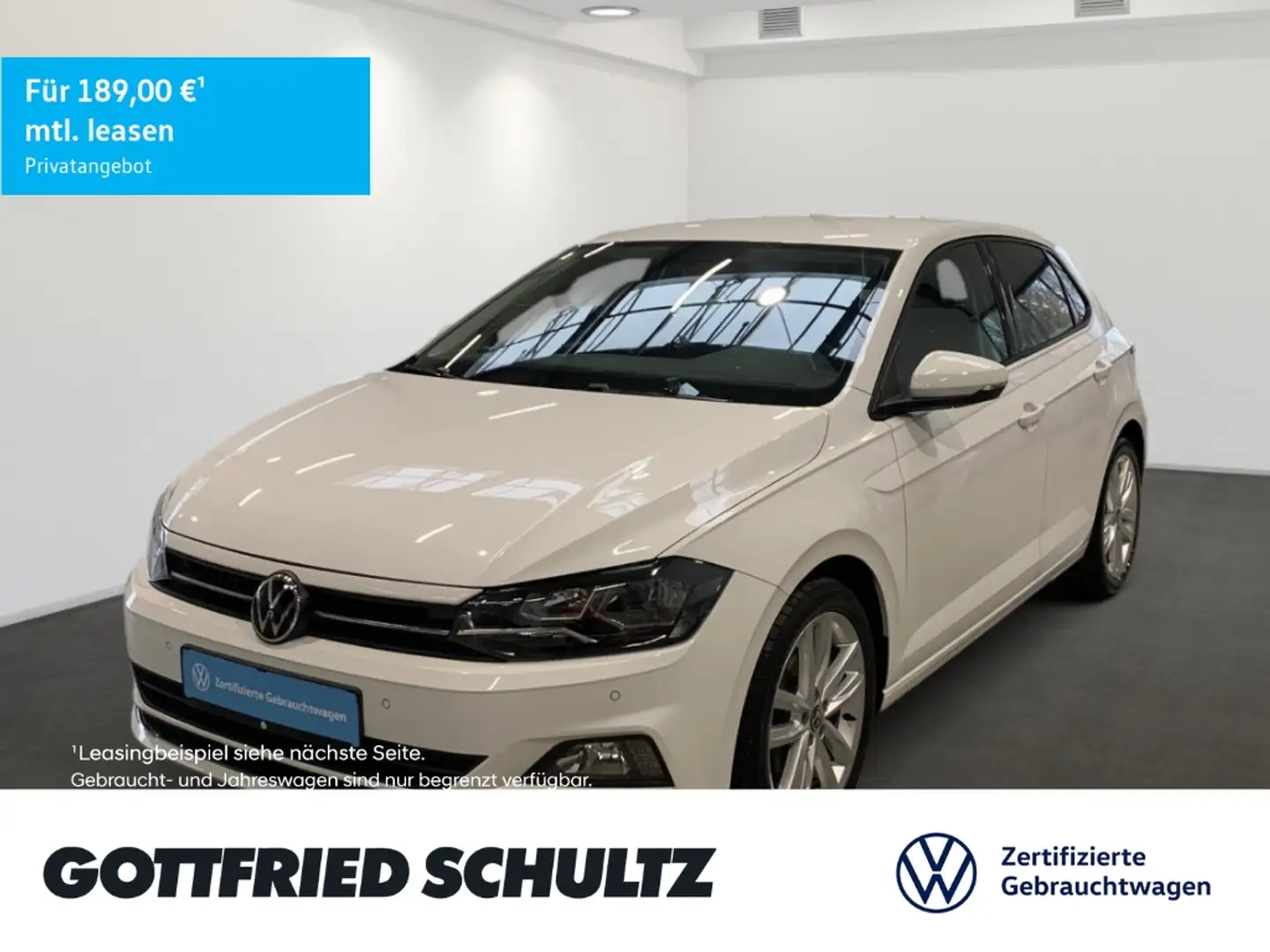 Volkswagen Polo HIGHLINE SITZHEIZUNG EINPARKHILFE NAVI KAMERA Weiß - 1