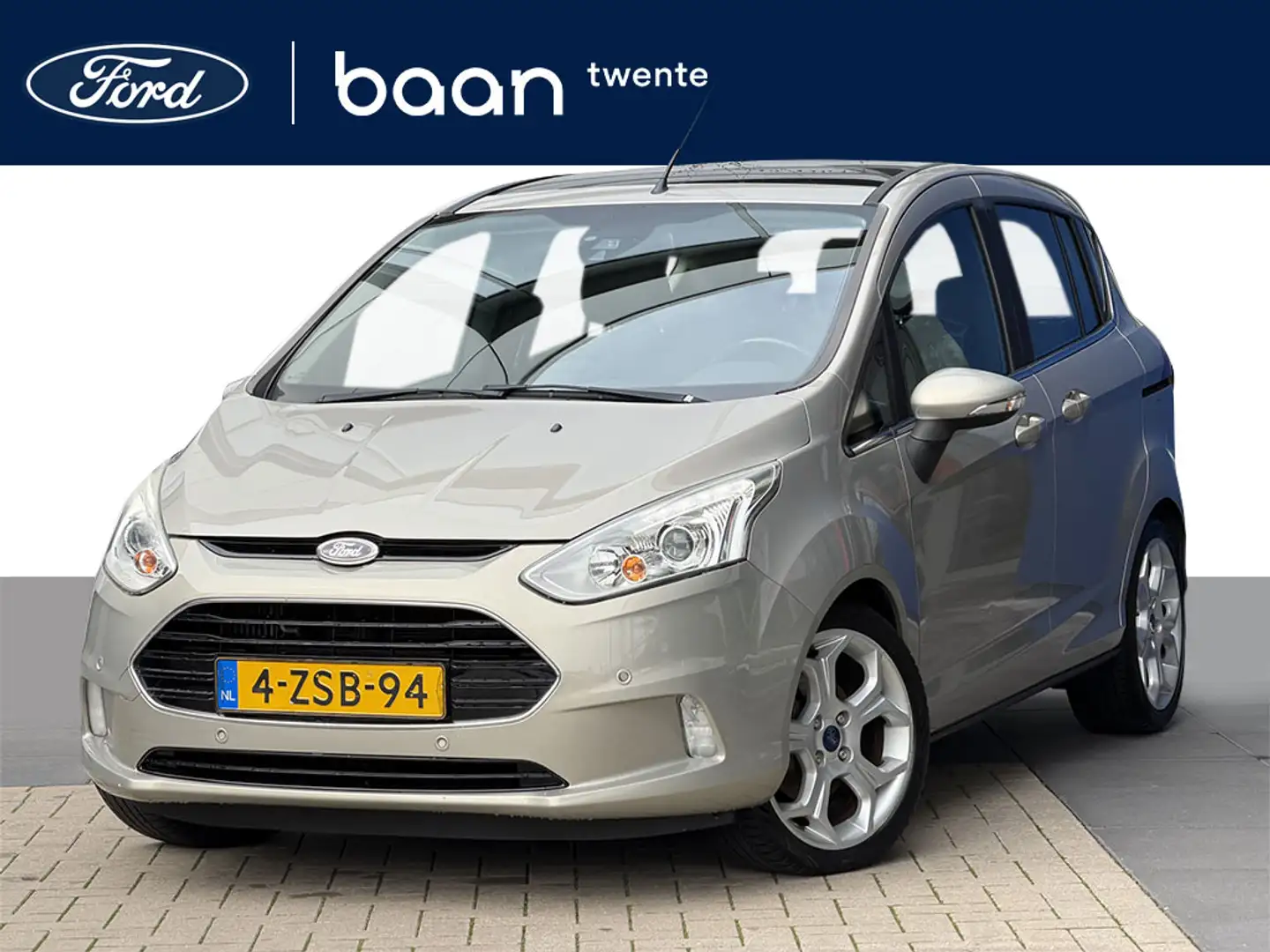 Ford B-Max 1.0 EcoBoost 125 PK Titanium | Panorama dak | Stoe Grijs - 1