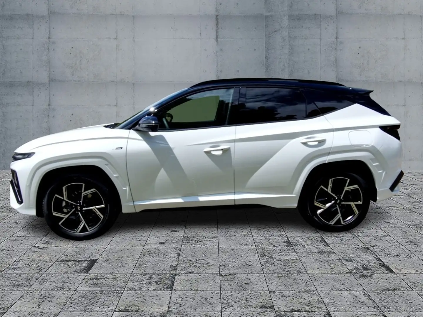Hyundai TUCSON 1.6 T-GDI N-LINE HEV (215PS) Sportpaket Blanc - 2