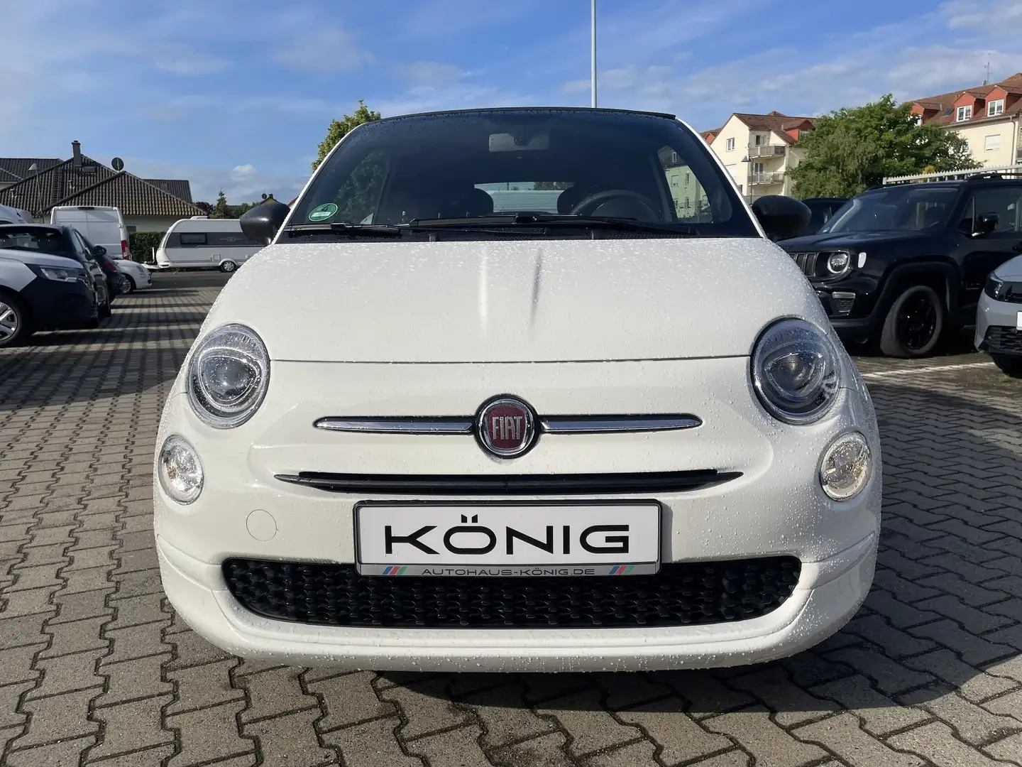 Fiat 500C 1.0 Cabrio Klima*Carplay*Einparkhilfe Weiß - 2