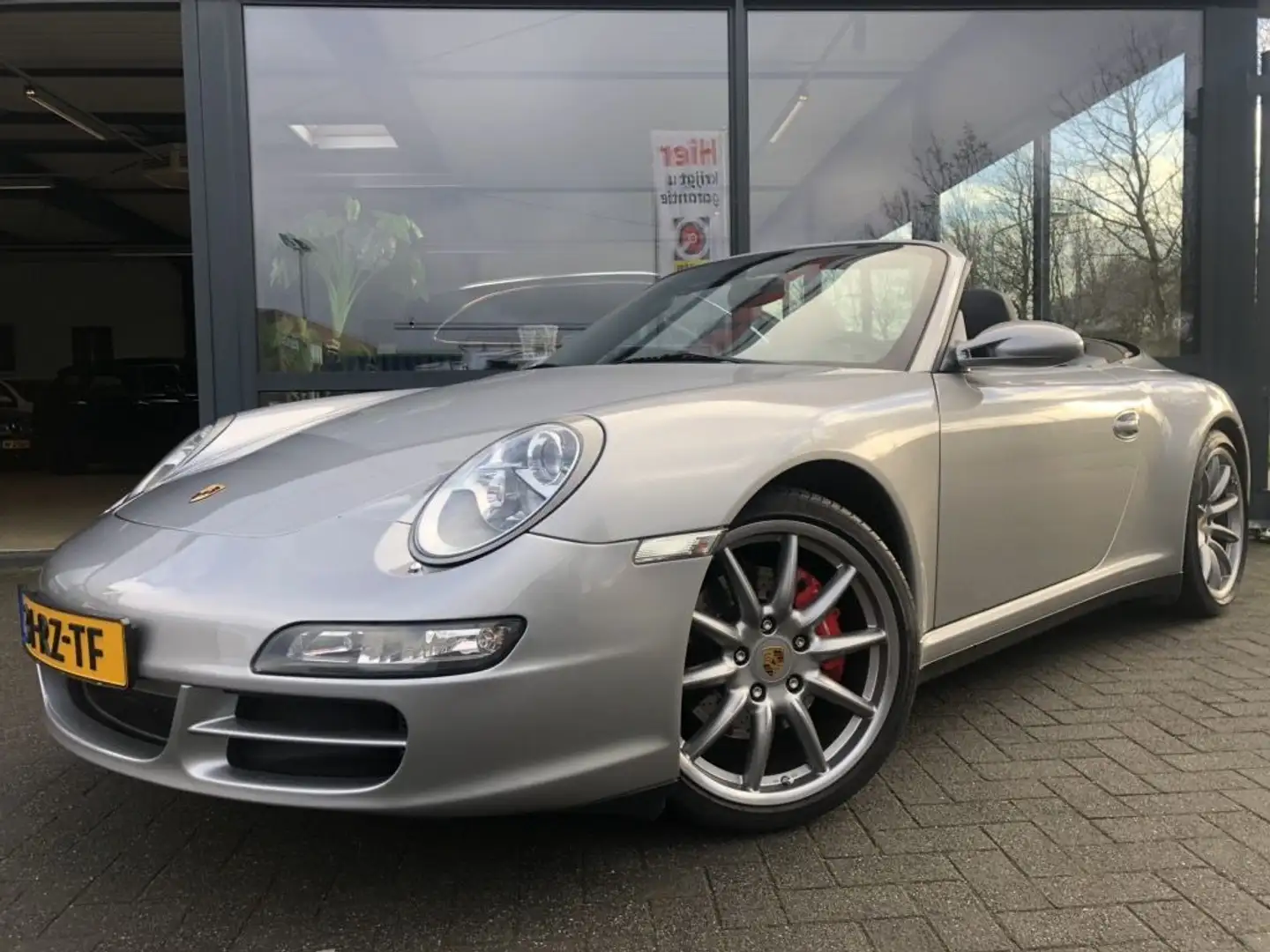 Porsche 997 Cabrio 3.8 Carrera 4S orgineel NL Grijs - 1