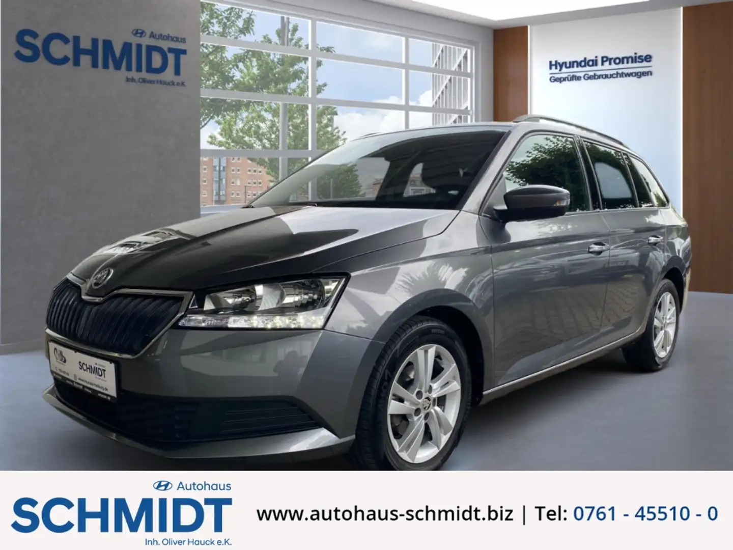 Skoda Fabia Combi Ambition 1.0 TSI AndroidAuto AppleCarPlay Kl Grau - 1