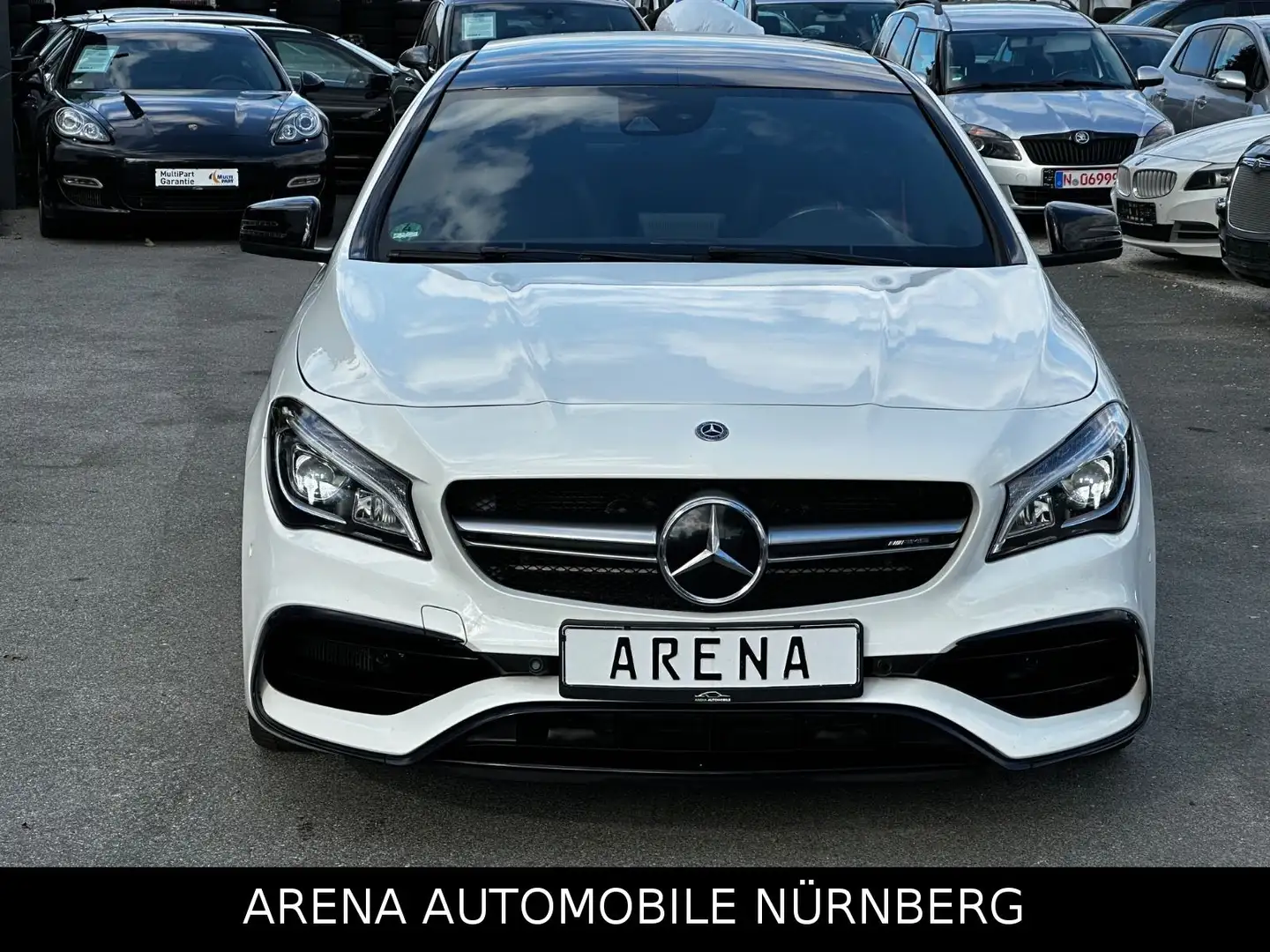 Mercedes-Benz CLA 45 AMG 4Matic*Pano*HarmanKardon*NightPaket Weiß - 2