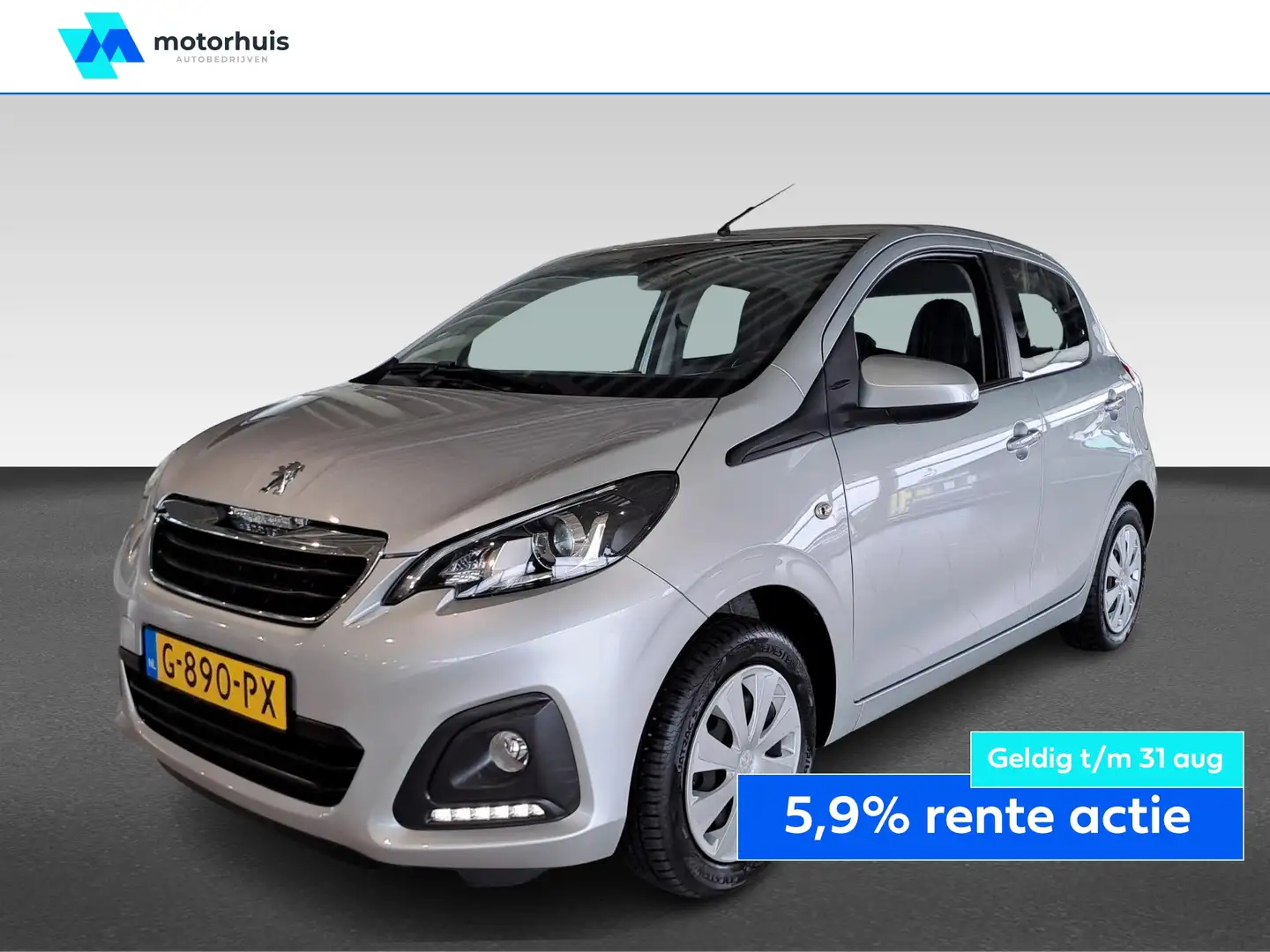 Peugeot 108 1.0 e-VTi 72pk 5D TOP! Active Gris - 1
