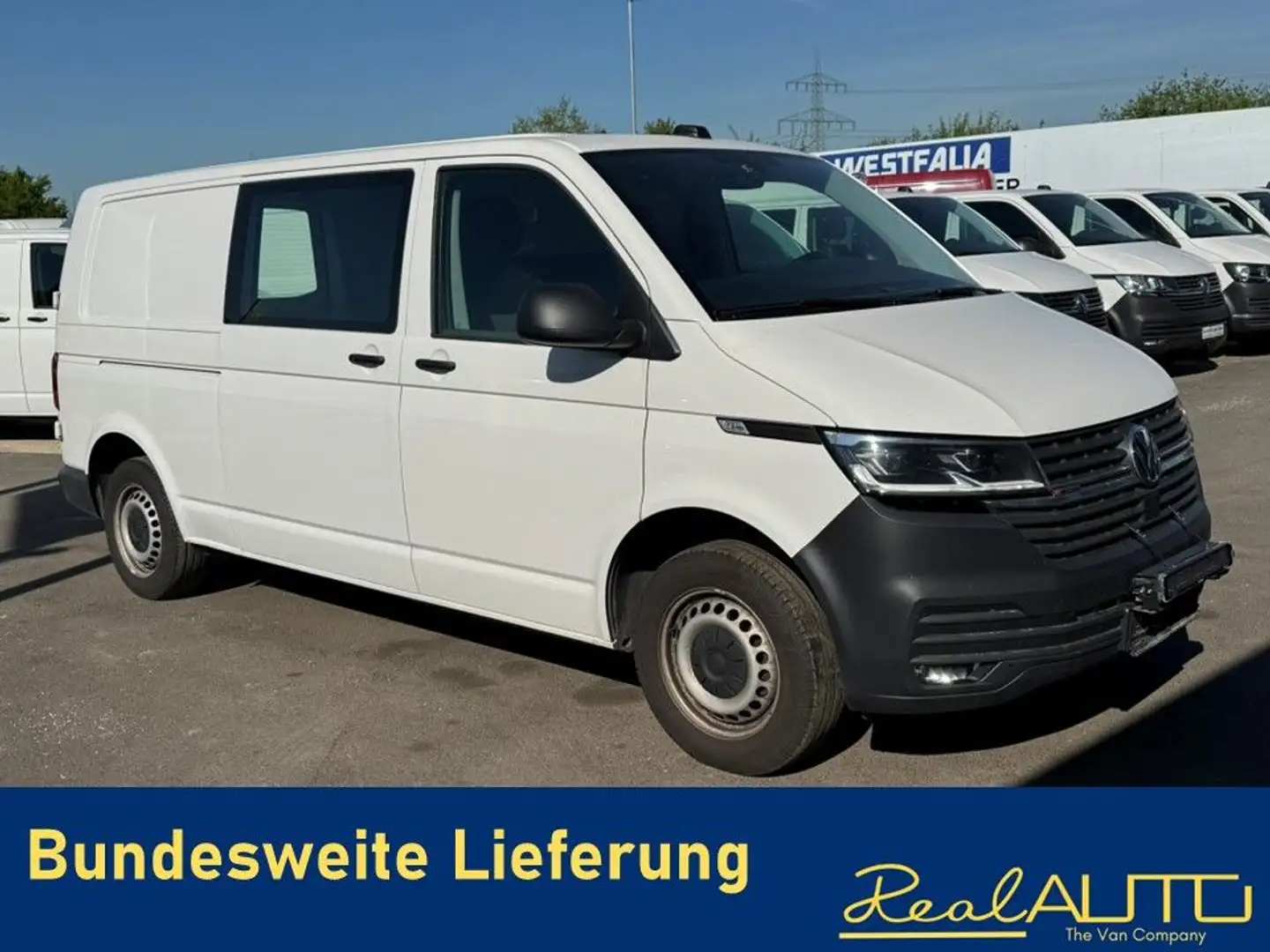 Volkswagen T6 Transporter 6.1 Kasten LR 4Motion DSG LED*ACC Weiß - 1