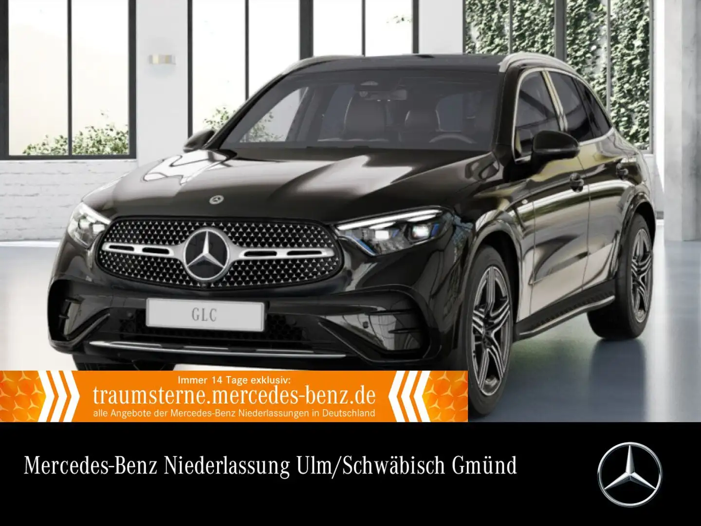Mercedes-Benz GLC 300 de 4M AMG+PANO+360+AHK+TOTW+KEYLESS+9G Schwarz - 1