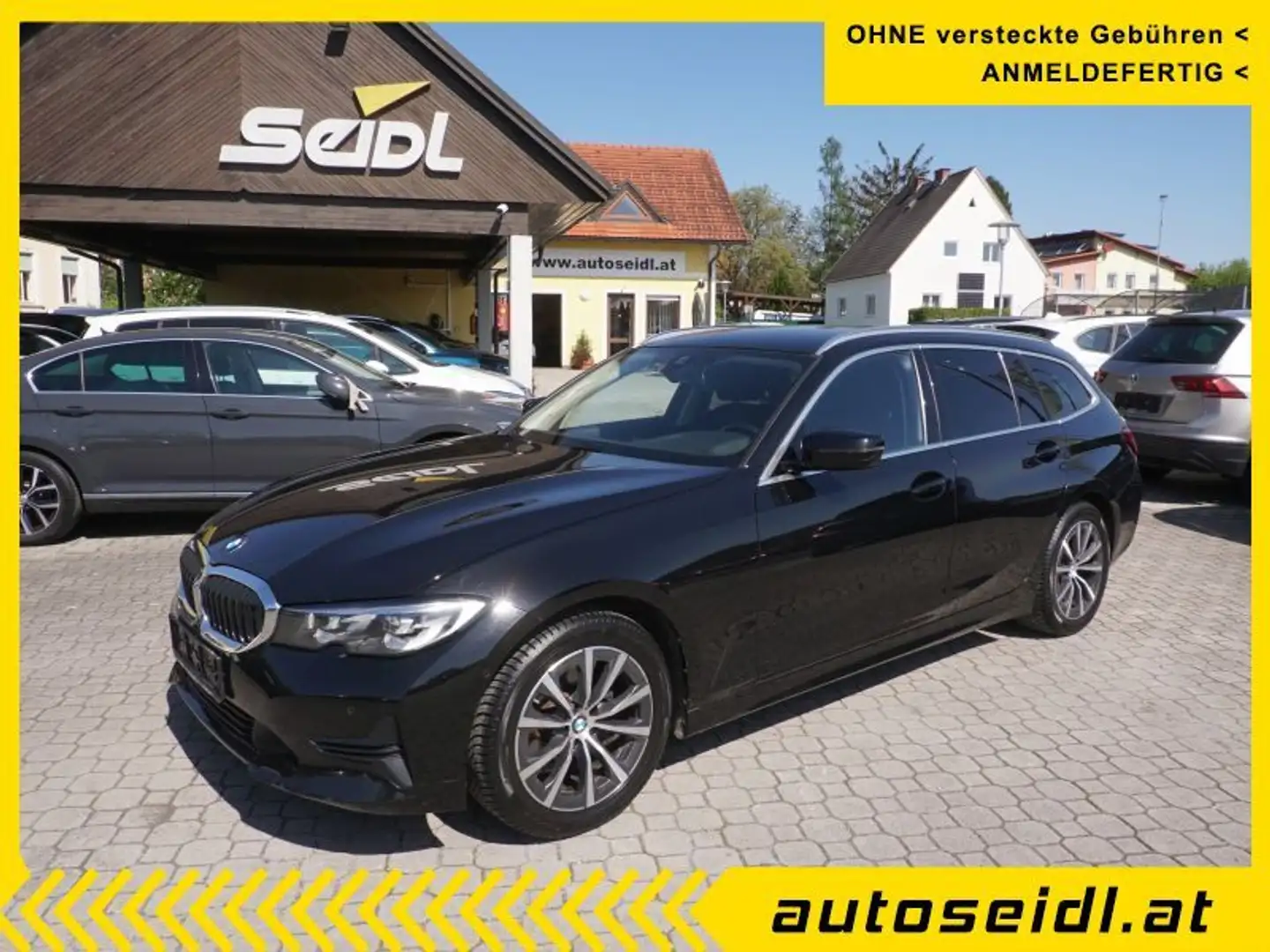 BMW 318 d 48 V Touring Aut. *AHV+LED+NAVI* Schwarz - 1
