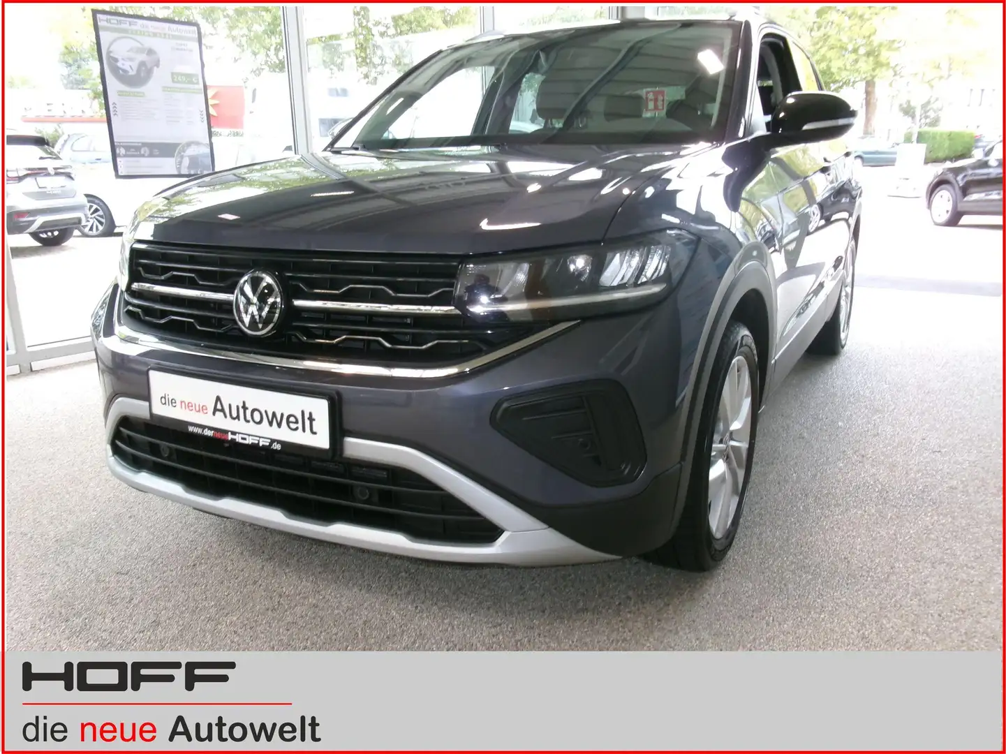 Volkswagen T-Cross 1.0 TSI Goal Navi ACC SHZ Einparkhilfe LED APP Grijs - 2