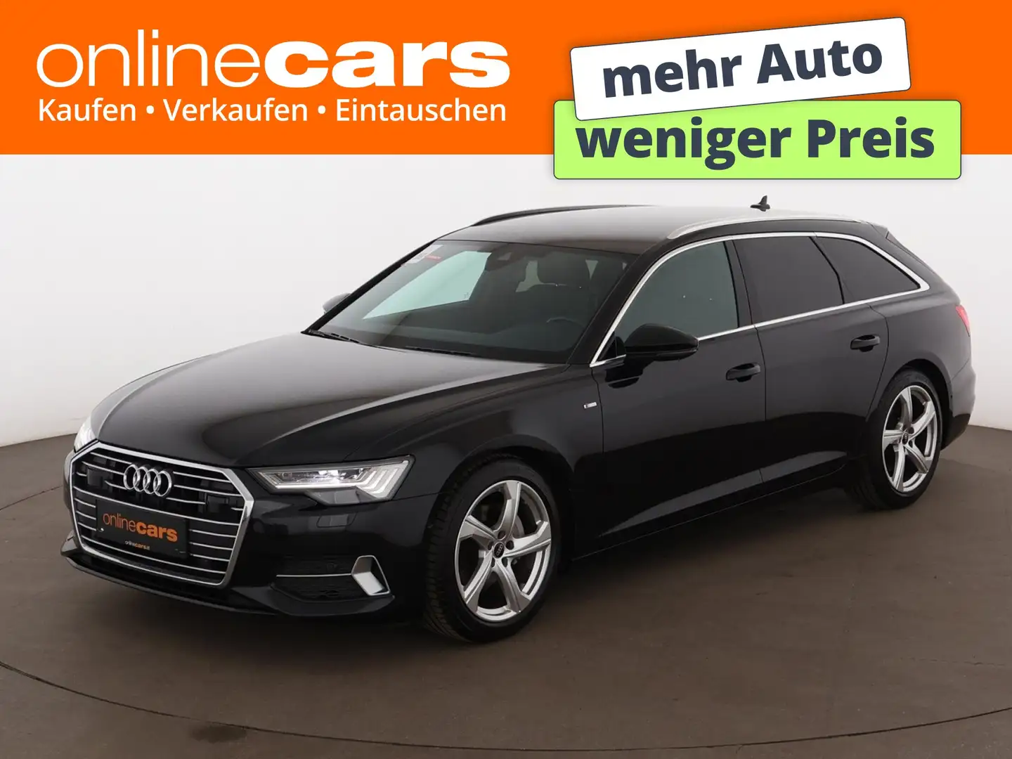 Audi A6 Avant 40 TDI sport Aut MATRIX AHK RADAR LEDER Schwarz - 1
