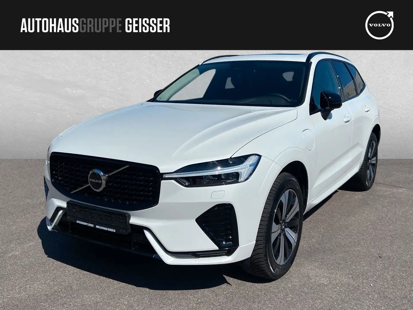 Volvo XC60 T6 AWD Recharge Plus Dark AHK ACC BLIS SD Blanc - 1