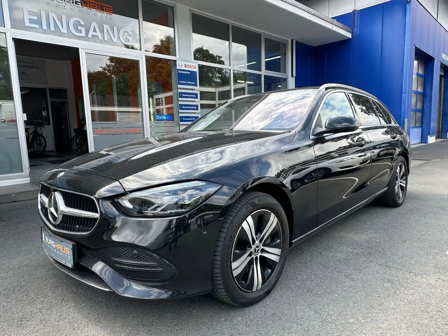 Mercedes-Benz C 200 T D AVANTG/9-G/LED/360°/AMBIENTE/NAVI/1 HD Noir - 1