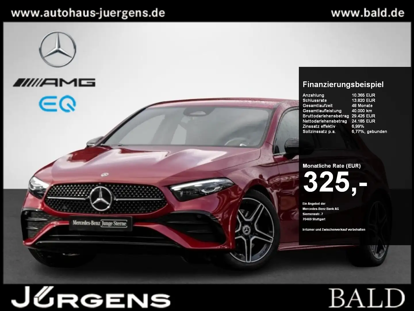 Mercedes-Benz A 220 d AMG-Sport/AHK/Night/MBeam/Ambi/Cam/Keyl Rood - 1