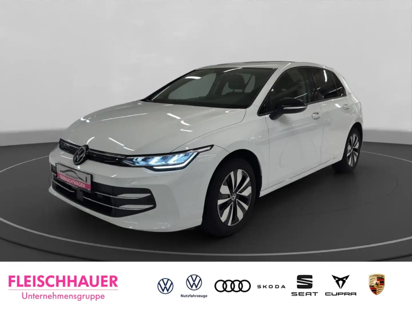 Volkswagen Golf VIII 1.5 TSI Goal LED+ACC+VC+App-connect+LM+SHZ Weiß - 1