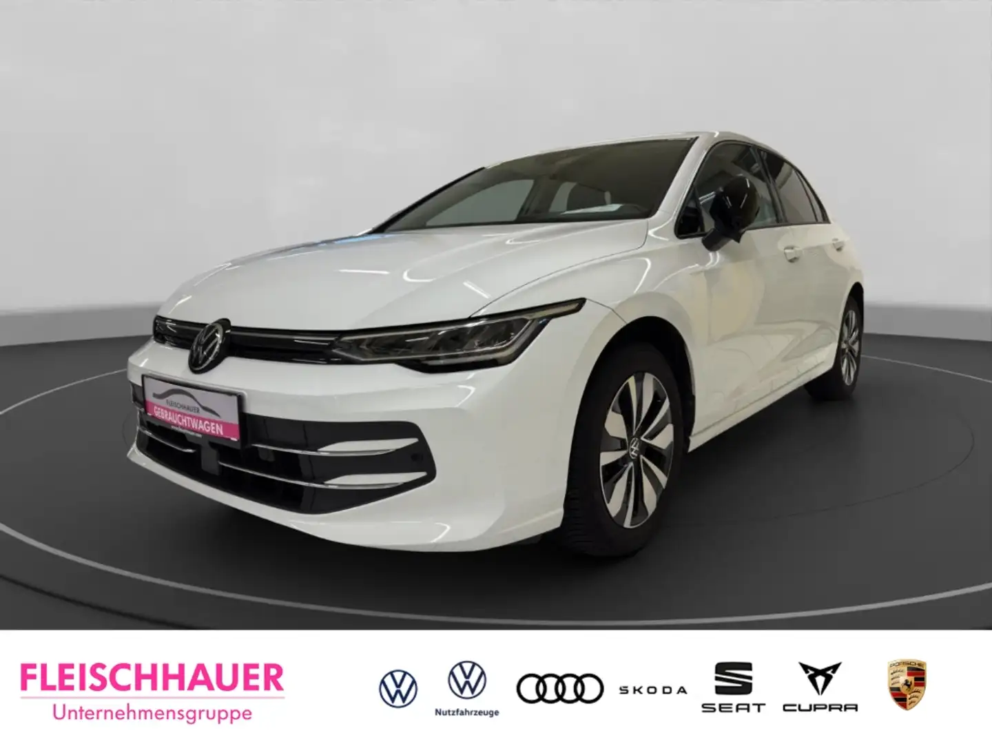 Volkswagen Golf VIII 1.5 TSI Goal LED+ACC+VC+App-connect+LM+SHZ Weiß - 1