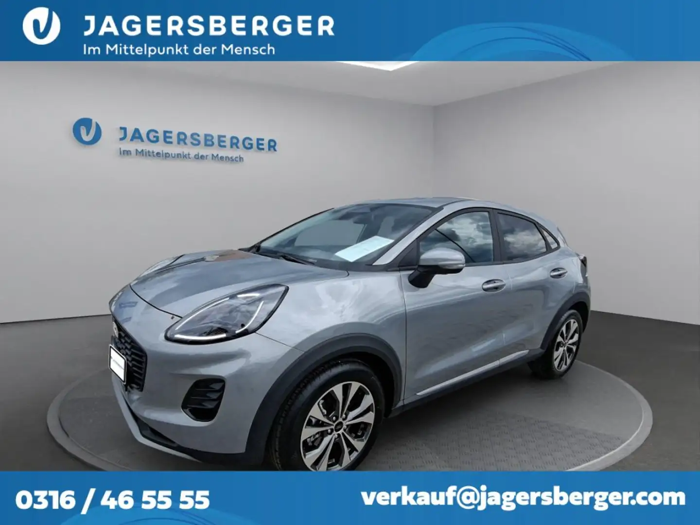 Ford Puma Titanium 1,0L EcoBoost Hybrid Silber - 1
