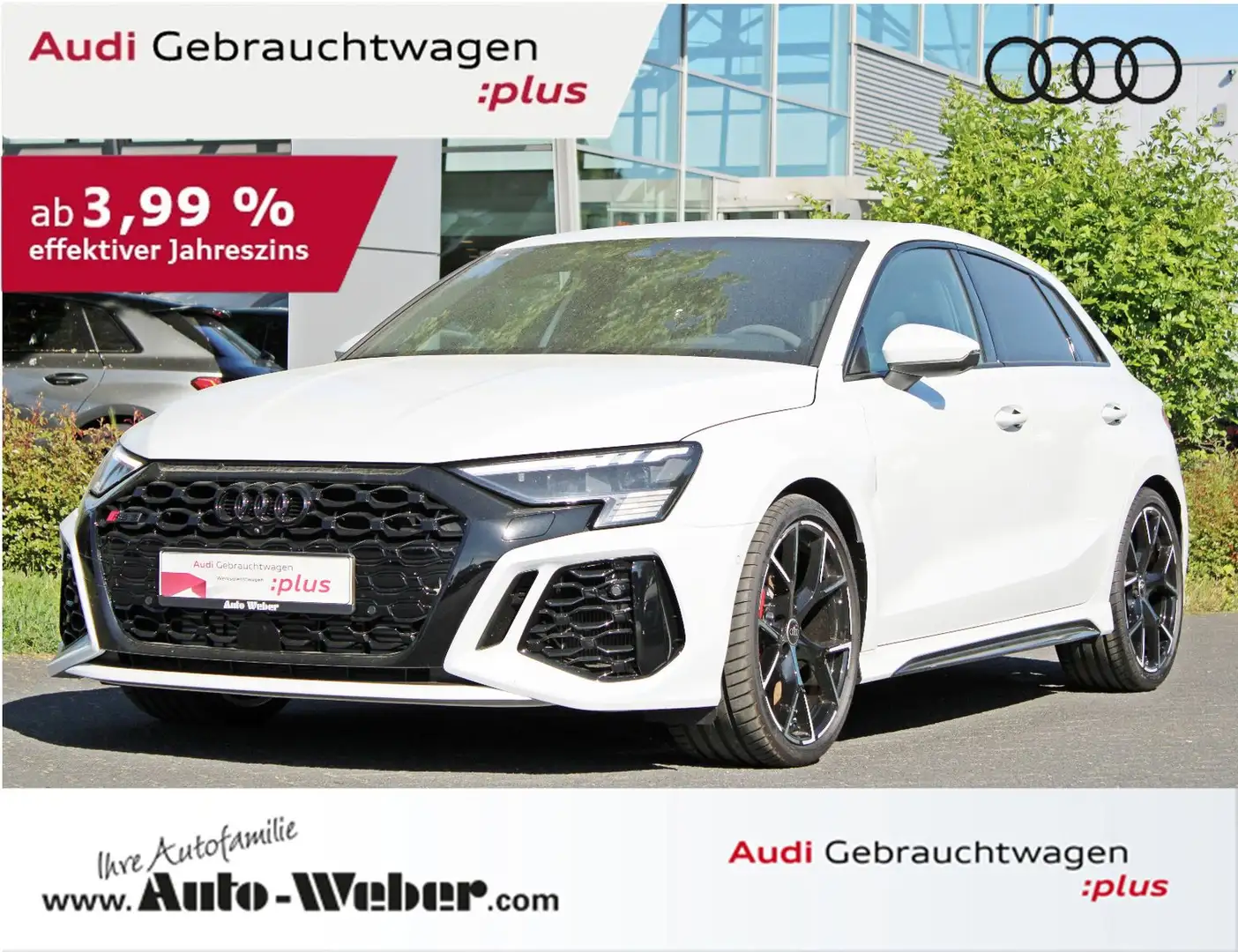 Audi RS3 Sportback BLACK HUD MATRIX 360KAMERA B&O Wit - 1