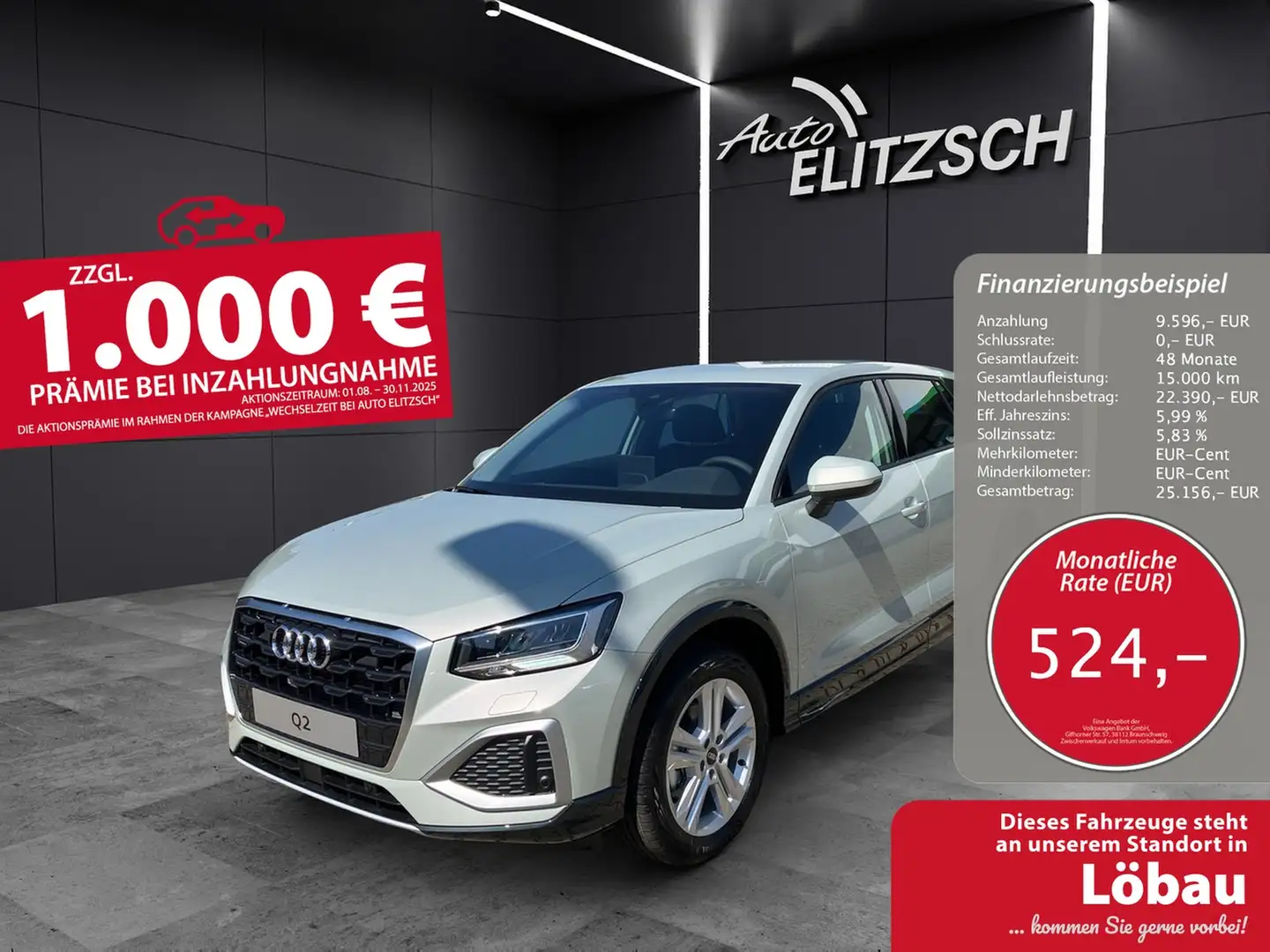 Audi Q2 35 TFSI advanced LED AVC GRA RFK SH Argent - 1